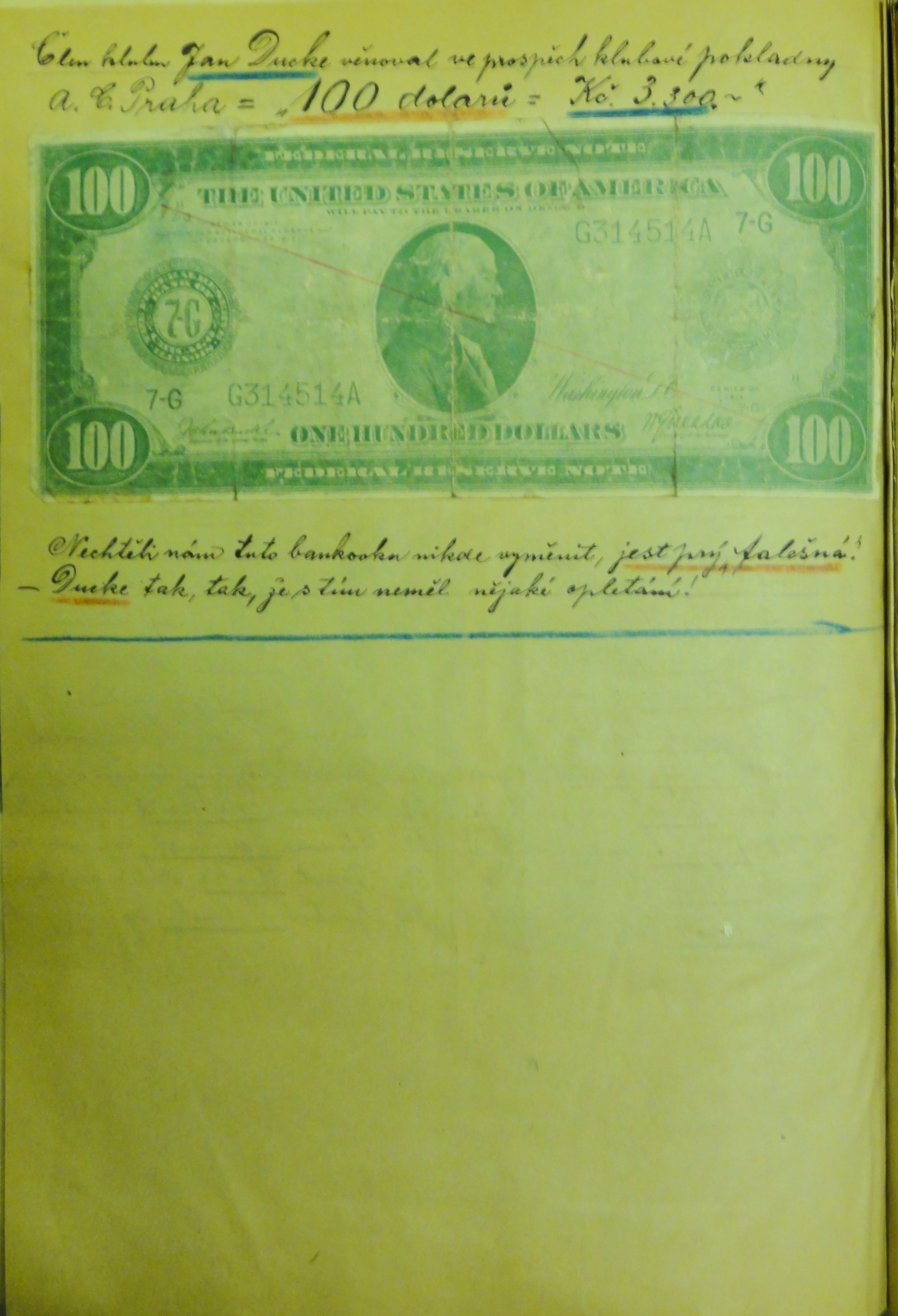 Náhledový obrázek Pamětní kniha A. C. Praha. V. - 5