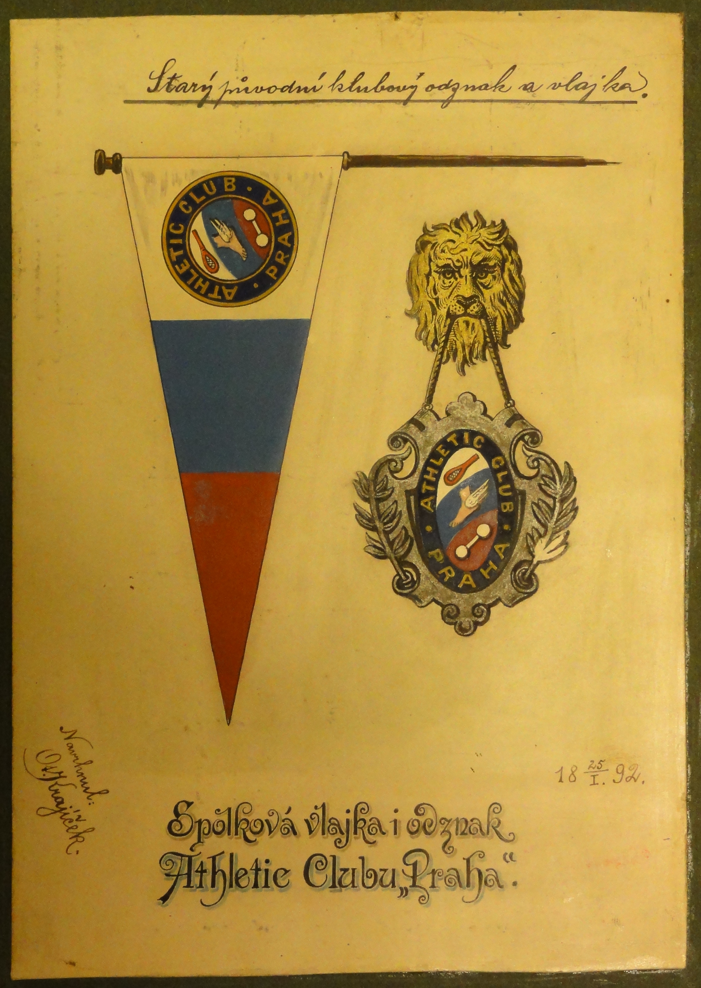 Náhledový obrázek Pamětní kniha A. C. Praha. V. - 2