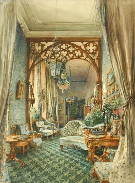 Náhledový obrázek předmětu Interiér paláce Clary-Aldringenů ve Vídni