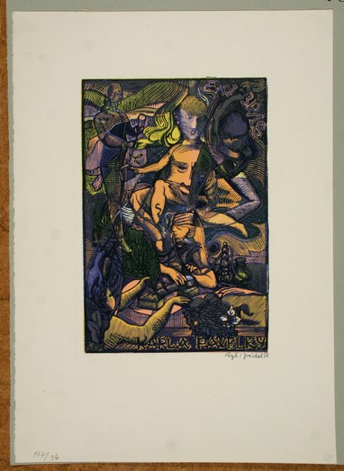 Náhledový obrázek Exlibris Karla Pavelky - 1