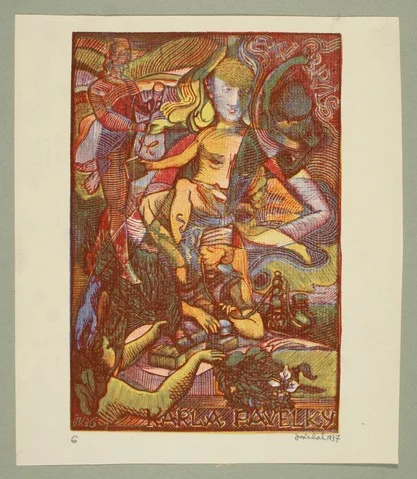 Náhledový obrázek předmětu Exlibris Karla Pavelky