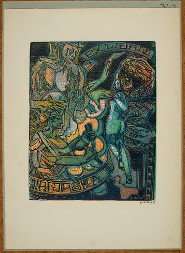 Náhledový obrázek Exlibris Jiří Jaška - 1
