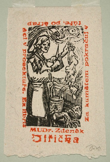 Náhledový obrázek Exlibris MUDr. Zdeněk Jiřička - 1