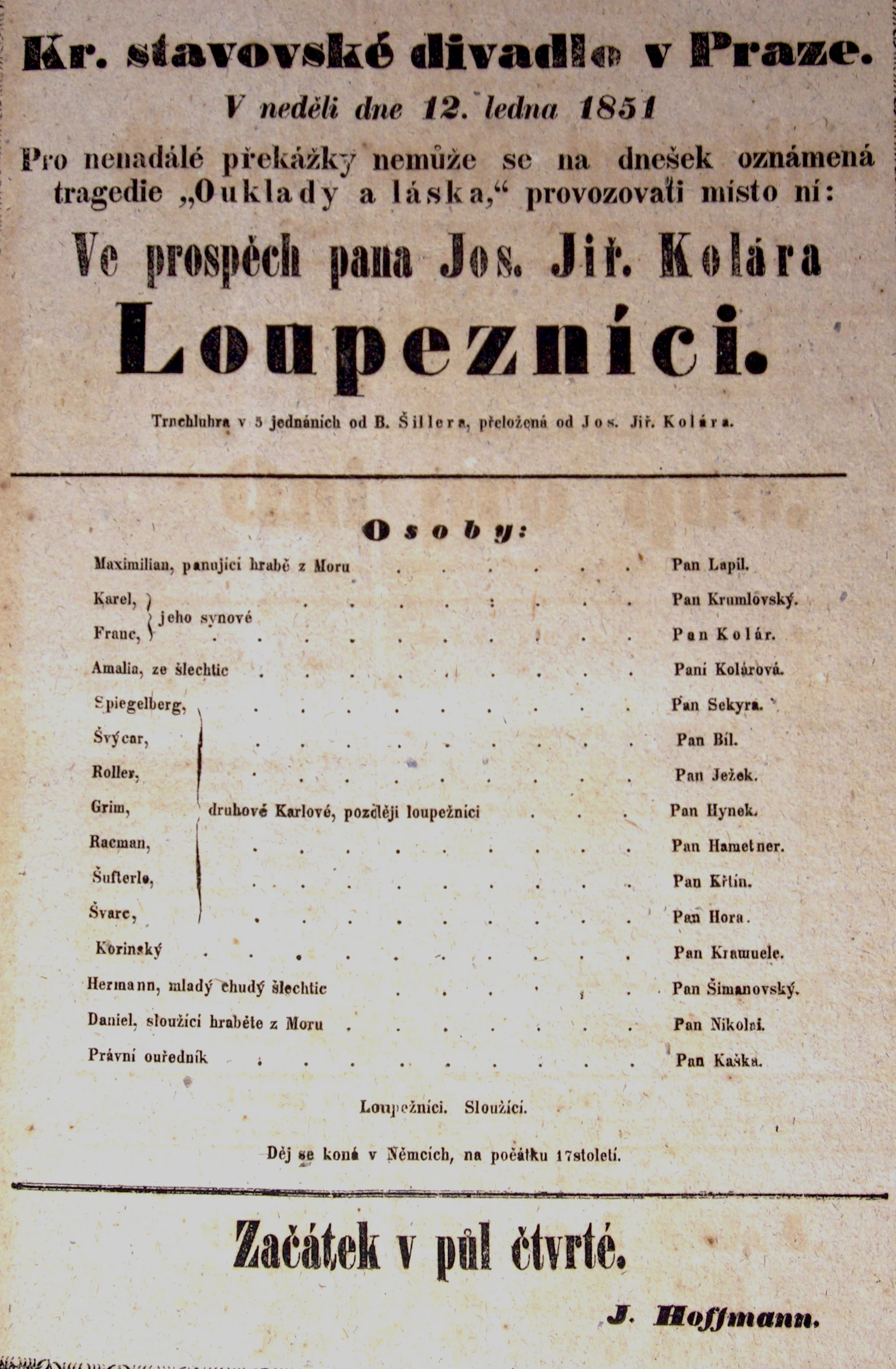 Náhledový obrázek předmětu Loupežníci