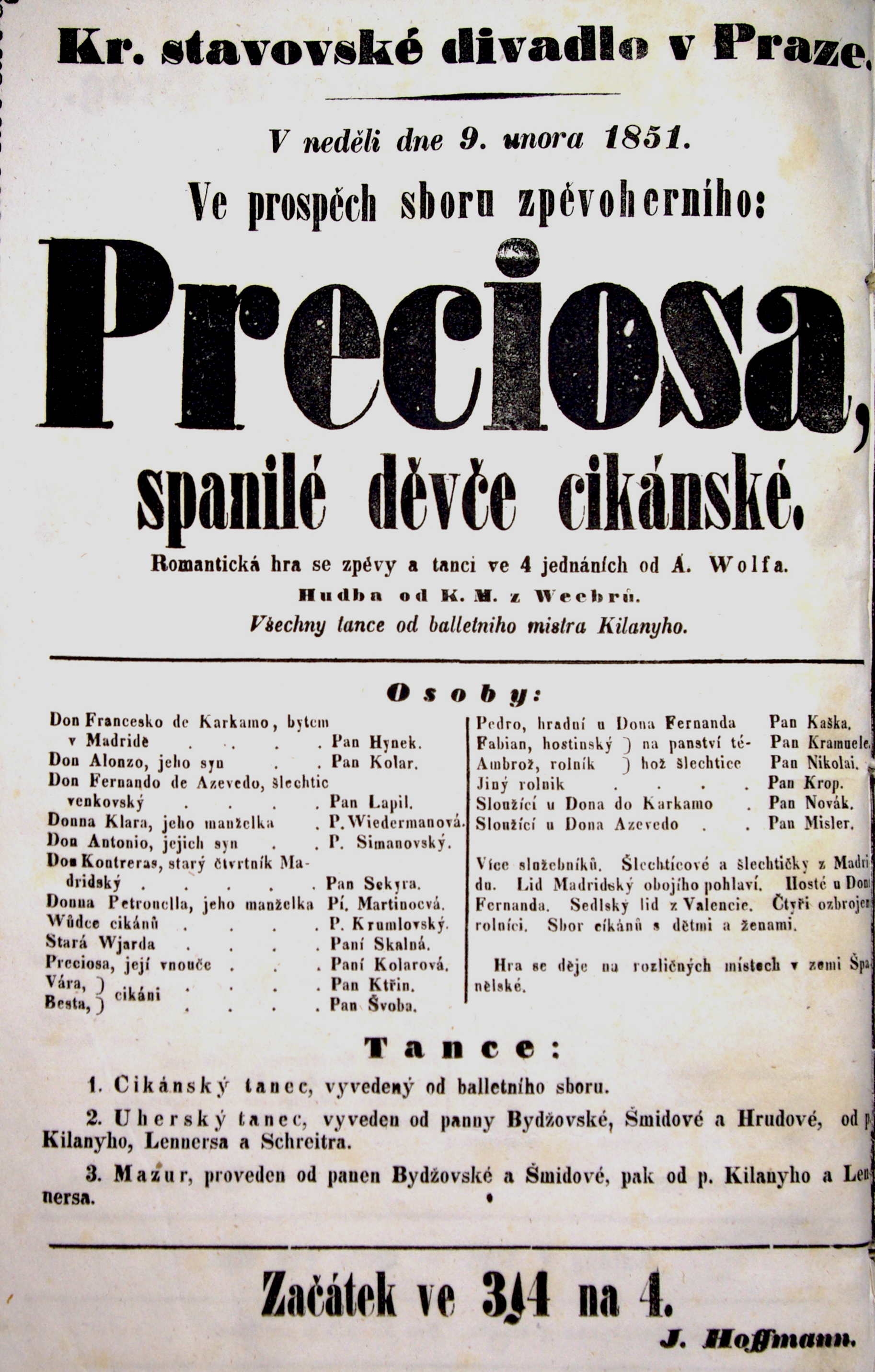 Náhledový obrázek Preciosa, spanilé děvče cikánské - 1