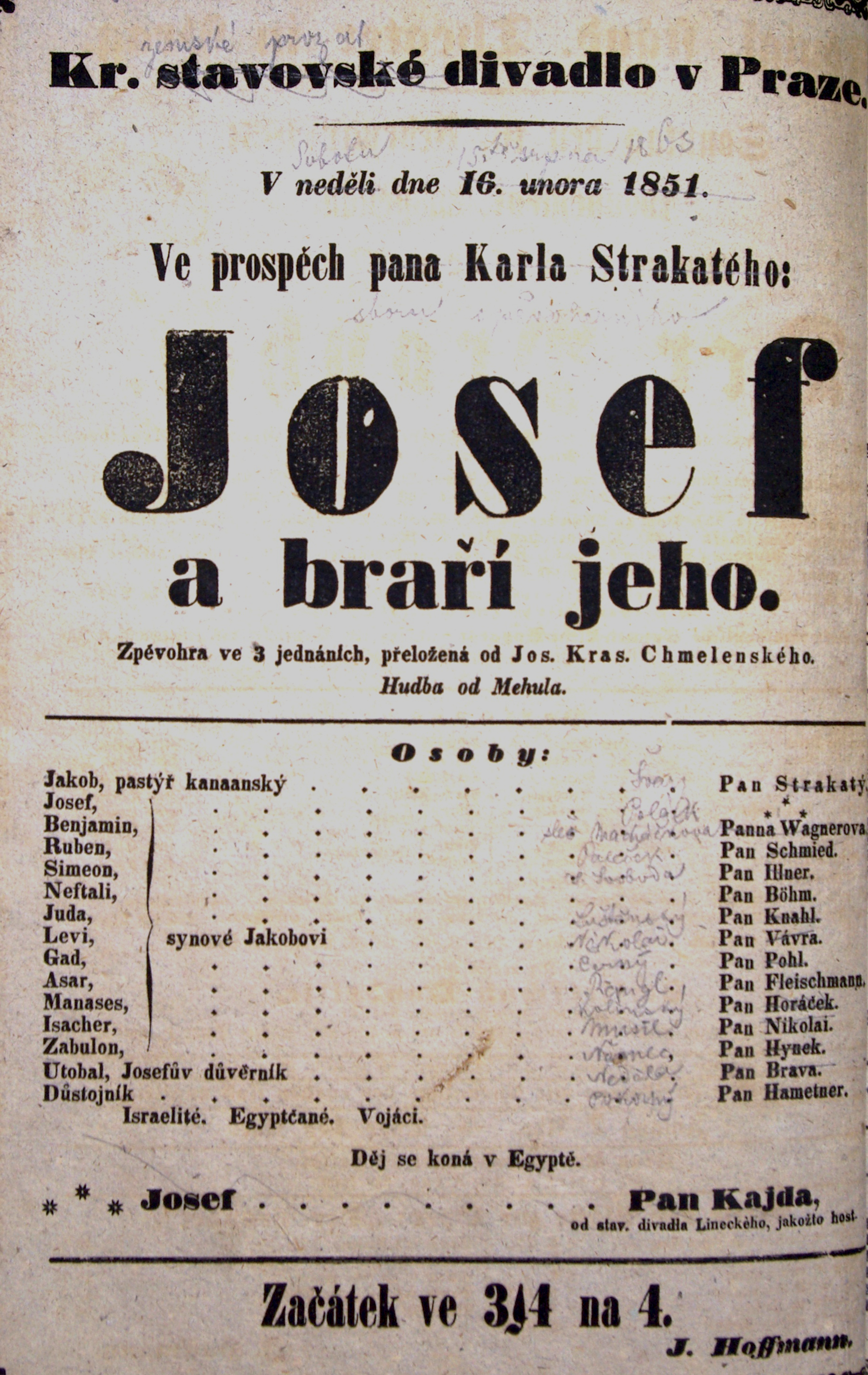 Náhledový obrázek Josef a bratří jeho - 1