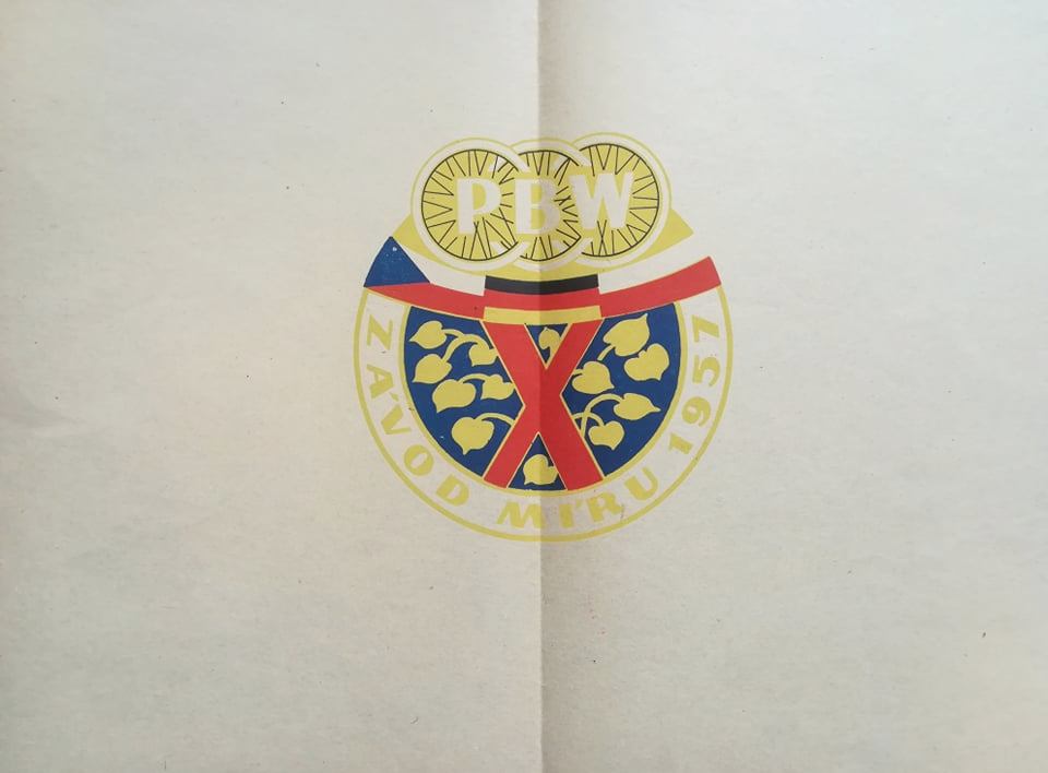 Náhledový obrázek Plakát s motivem Závodu míru 1957 - 1