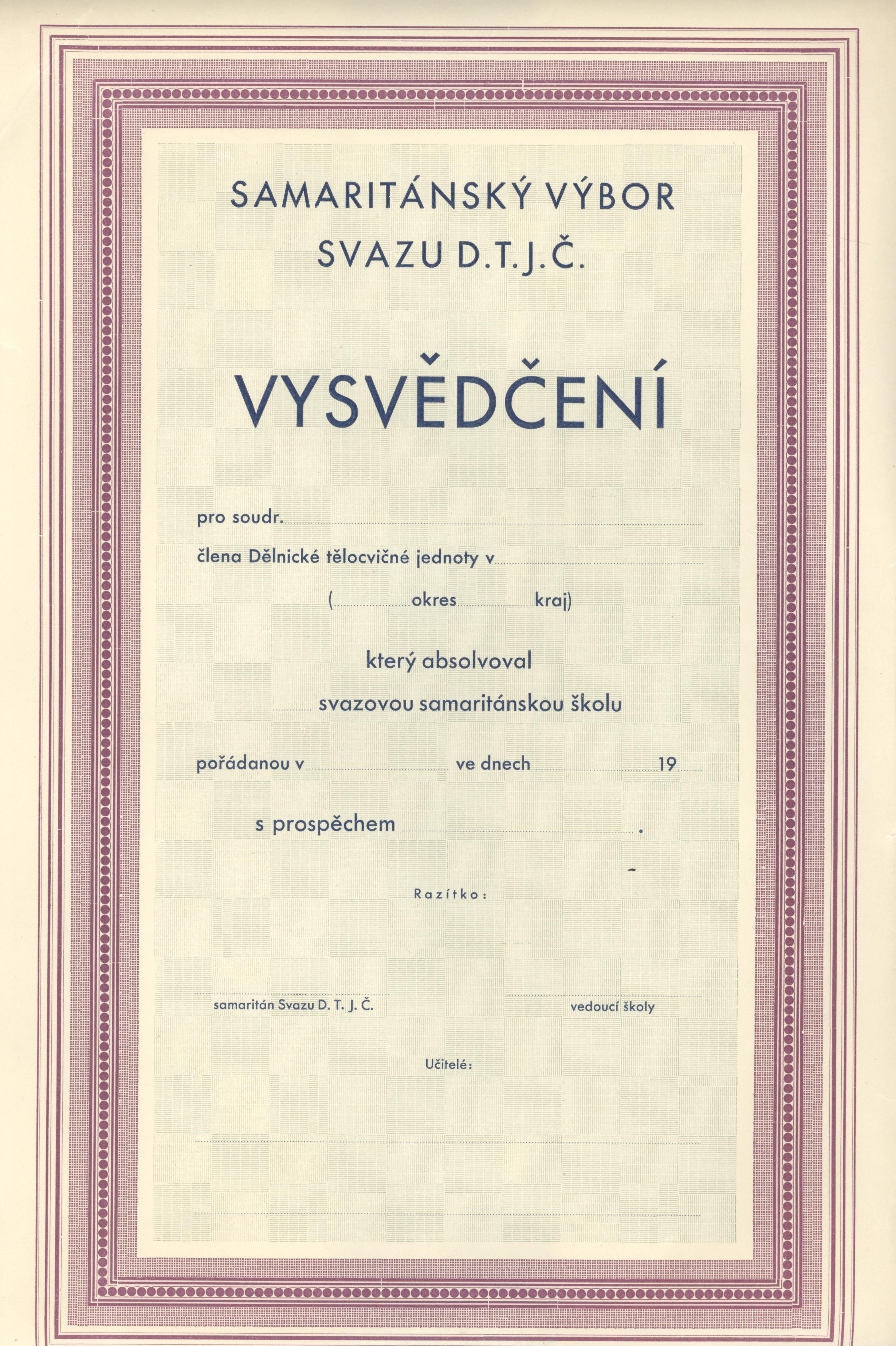 Náhledový obrázek Samaritánský výbor Svazu DTJ - 1