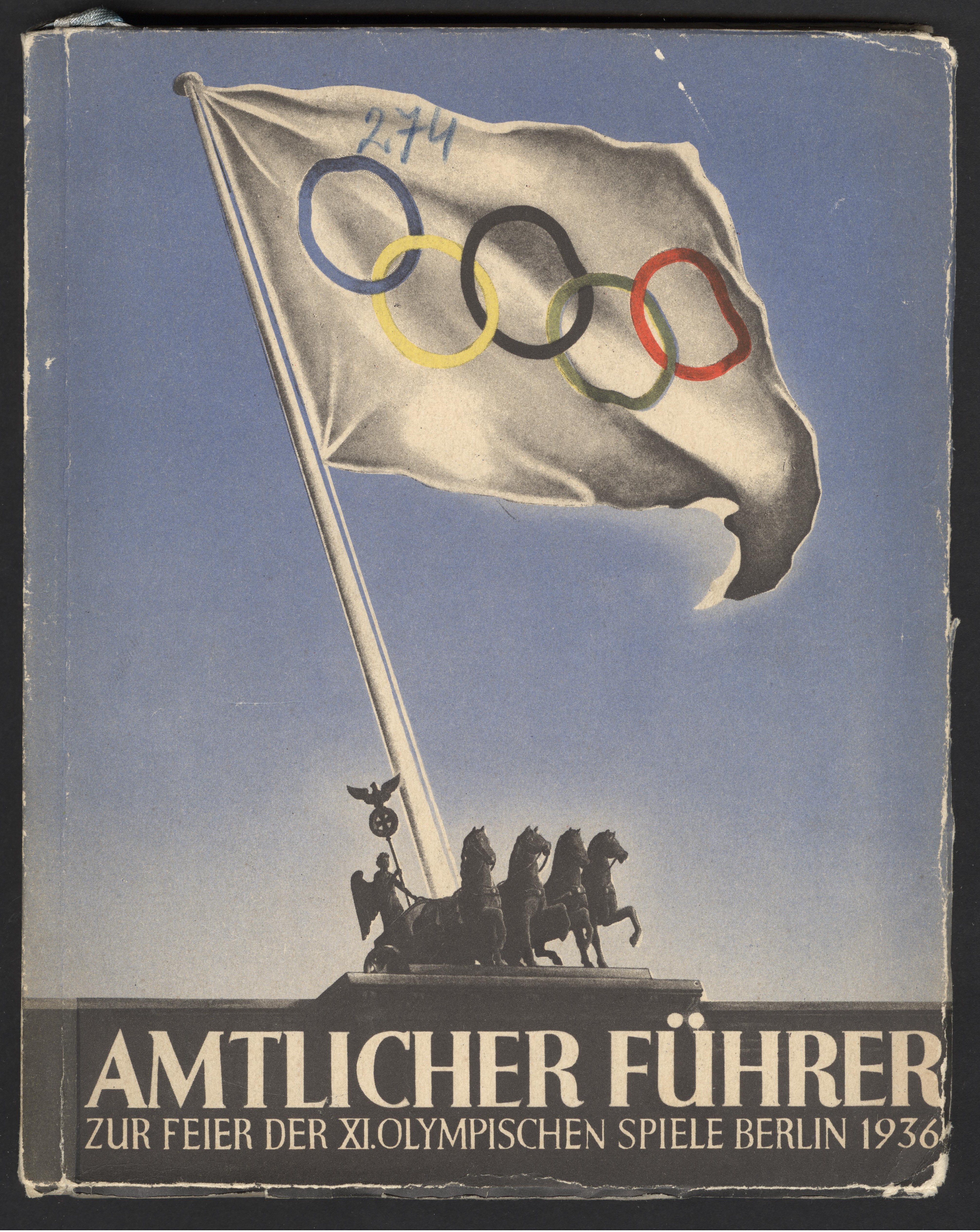 Náhledový obrázek Oficiální průvodce. OH Berlín 1936 - 6