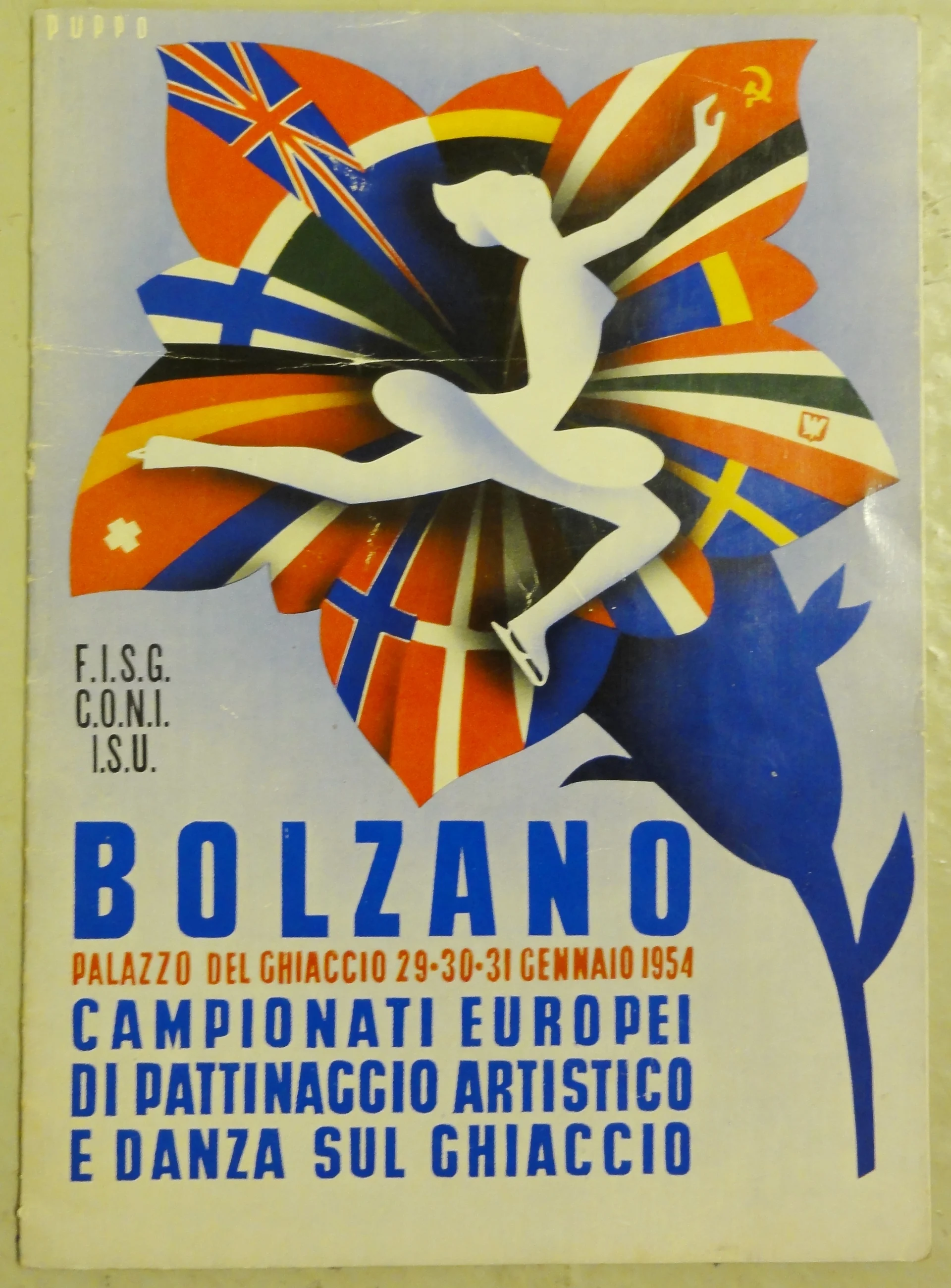Náhledový obrázek předmětu Mistrovství Evropy v krasobruslení. Bolzano 1954