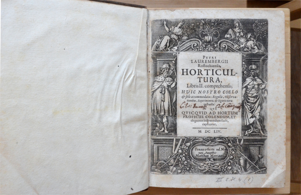Náhledový obrázek Horticultura : Libris II. comprehensa : Hvic Nostro Coelo & solo accommodata : Regulis, Observationibus, Experimentis& Figuris novis instructa: In Qva Qvicqvid Ad Hortum Proficue Colendum, Et eleganter instruendum facit, explicatur - 1