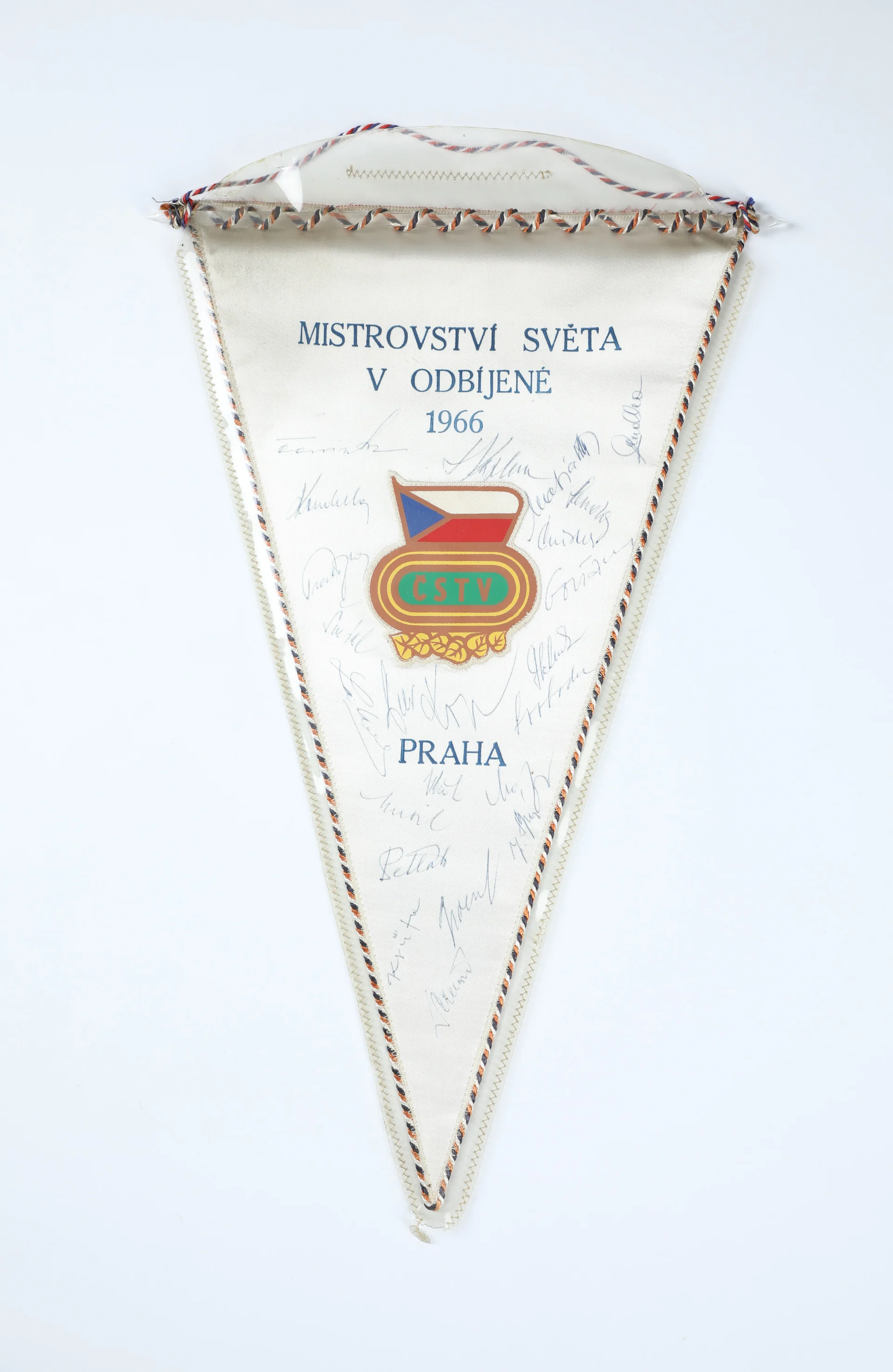 Náhledový obrázek předmětu Vlaječka z mistrovství světa. Československo 1966