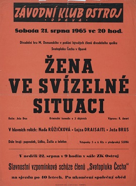 Náhledový obrázek Divadelní plakát - 1