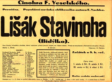 Náhledový obrázek Divadelní plakát - 1