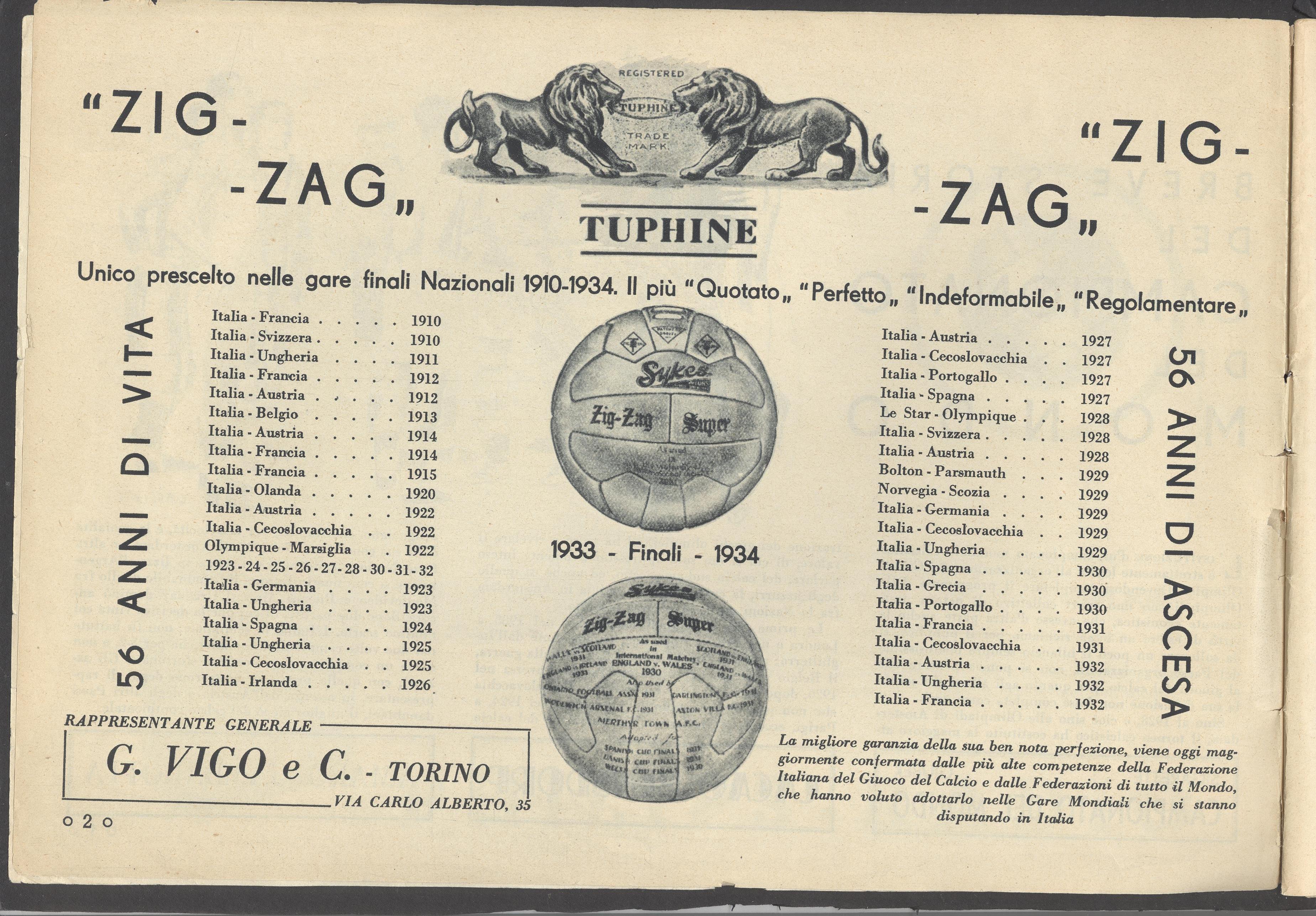 Náhledový obrázek Mistrovství světa ve fotbale. Itálie 1934 - 2