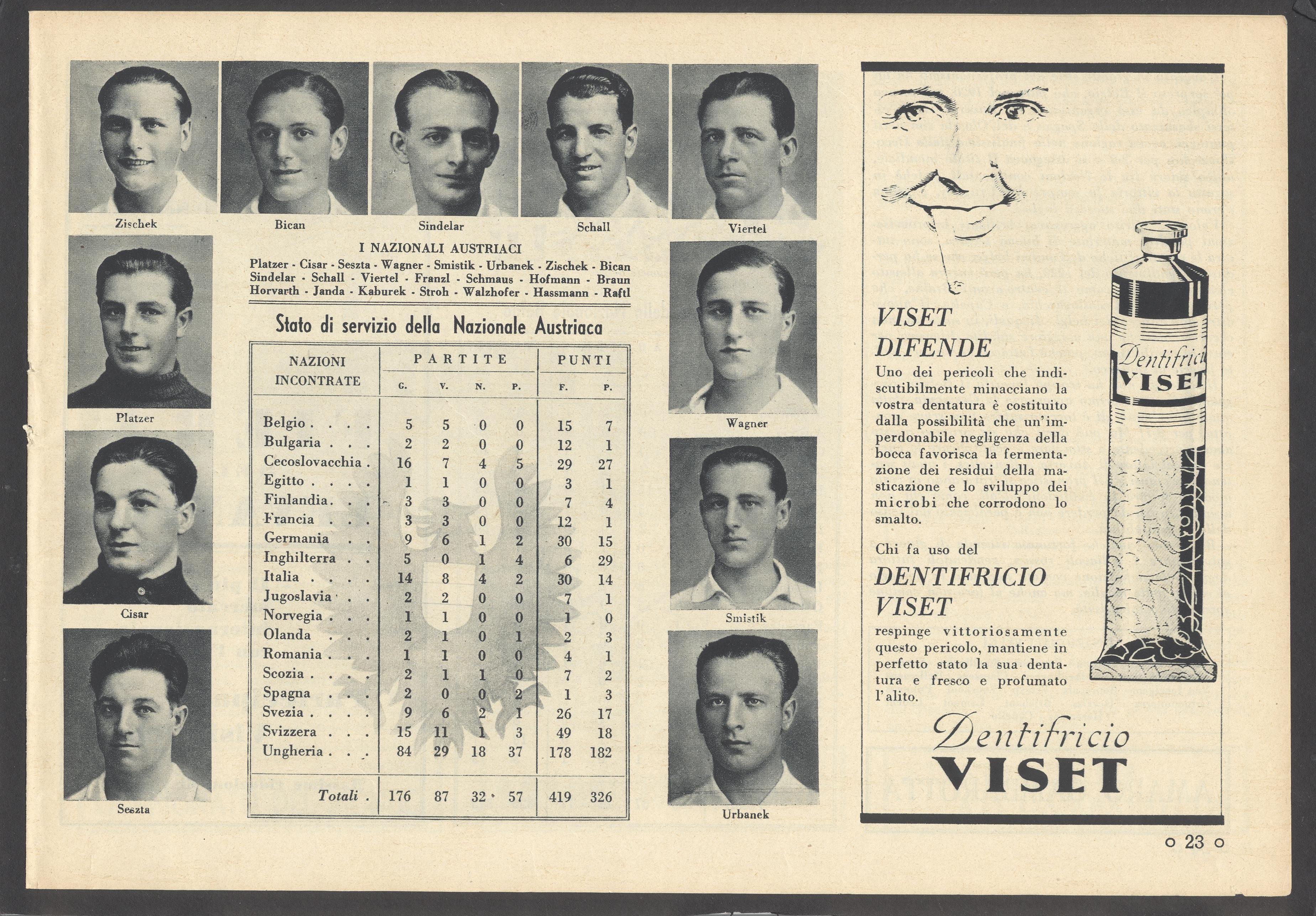 Náhledový obrázek Mistrovství světa ve fotbale. Itálie 1934 - 3