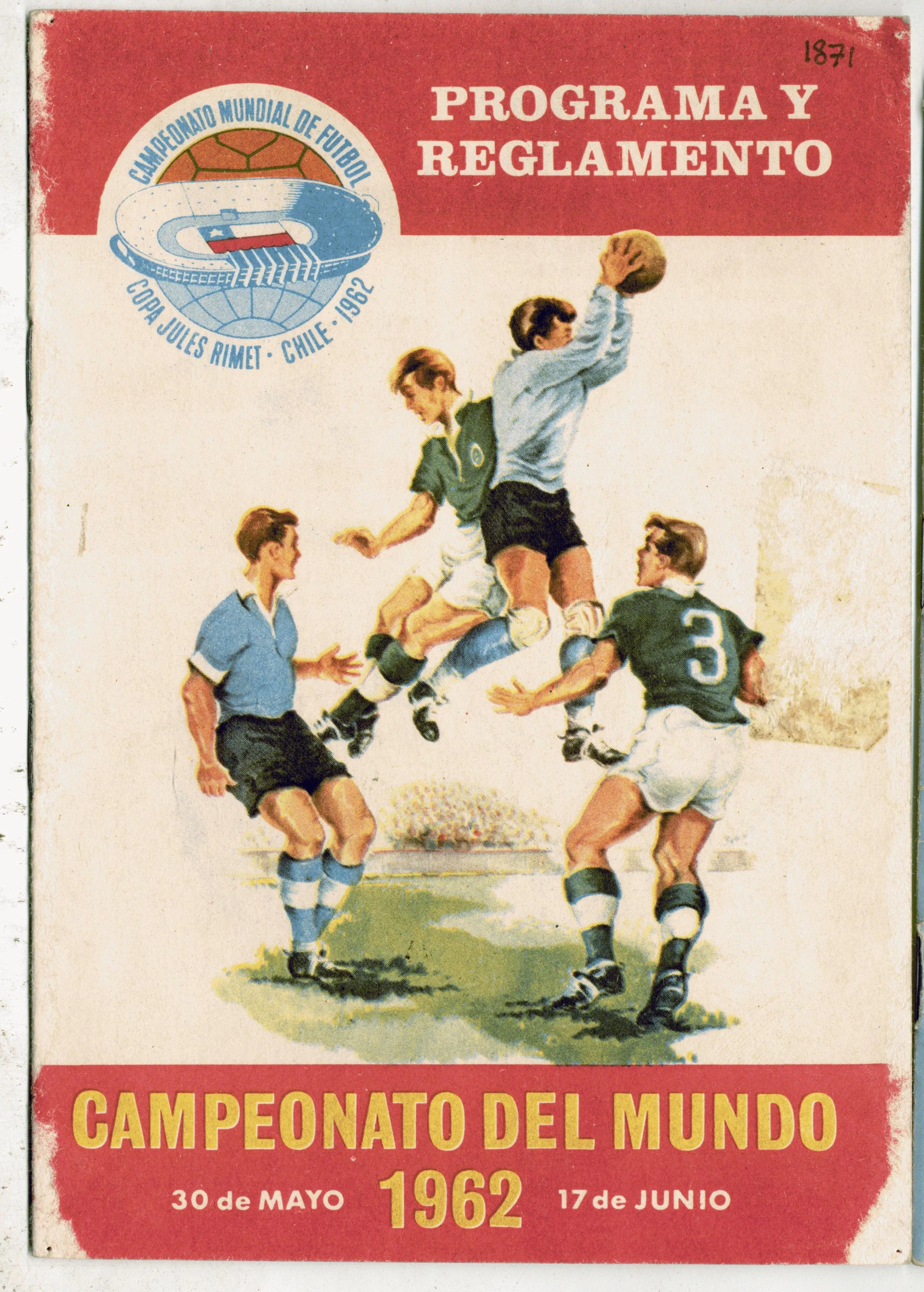 Náhledový obrázek předmětu Mistrovství světa ve fotbale. Chile 1962