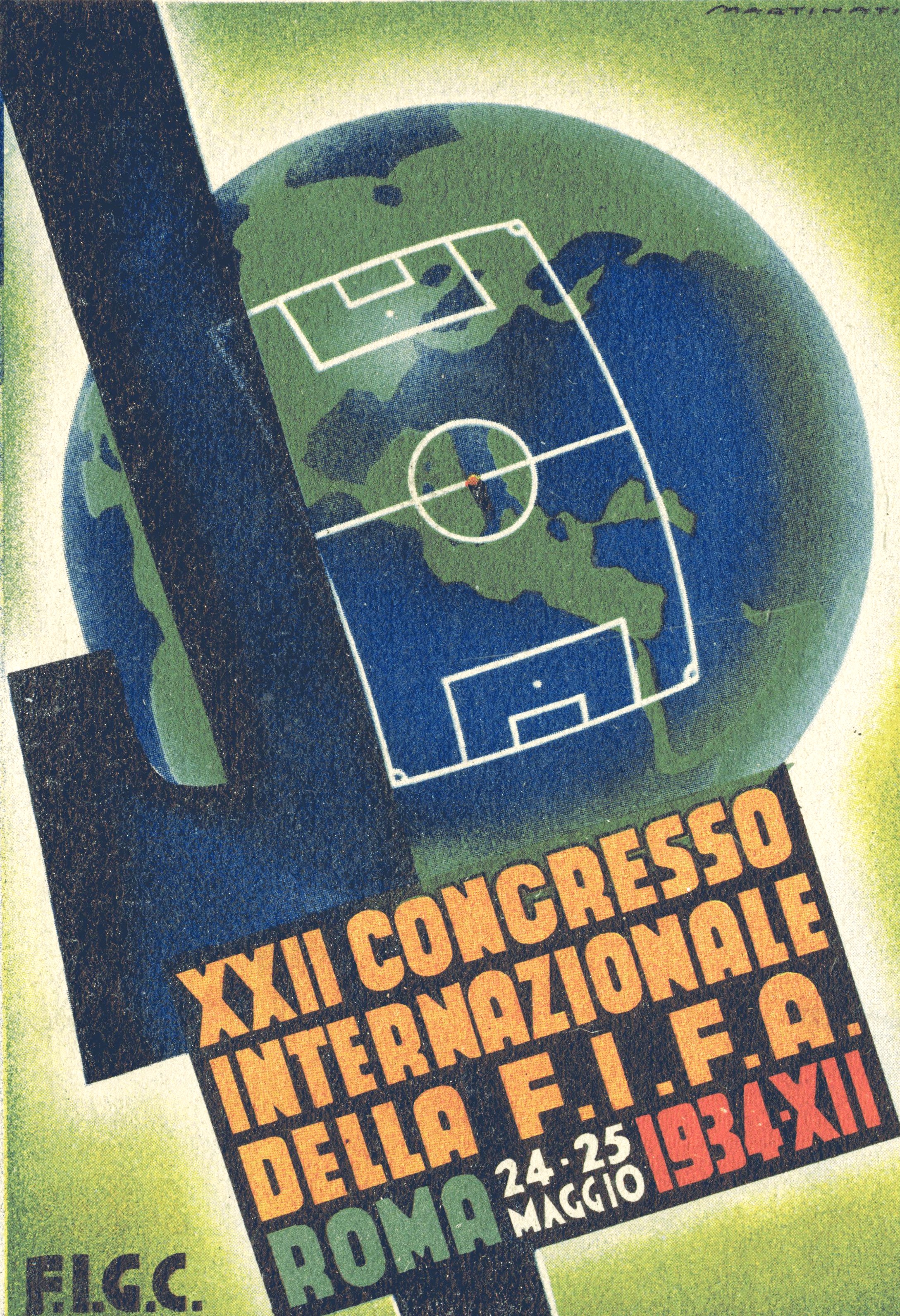 Náhledový obrázek XXII. Congresso Internazinale della FIFA. Roma 24. - 25. Maggio 1934 - 1
