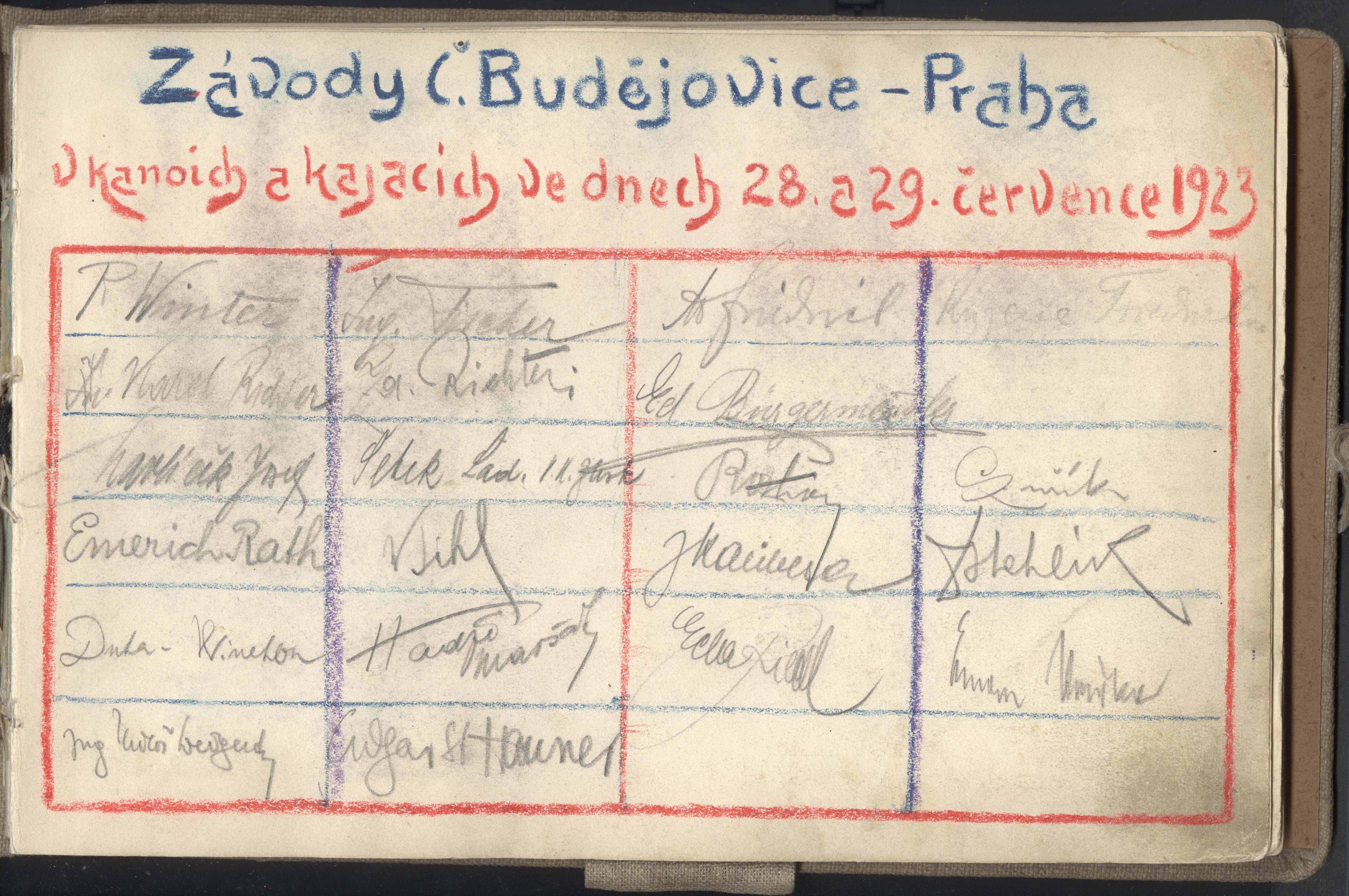 Náhledový obrázek Staniční kniha. Sokolská plovárna v Českých Budějovicích - 8
