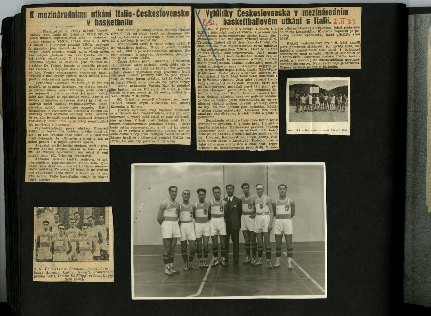Náhledový obrázek Album basketbalistů YMCA Praha - 7