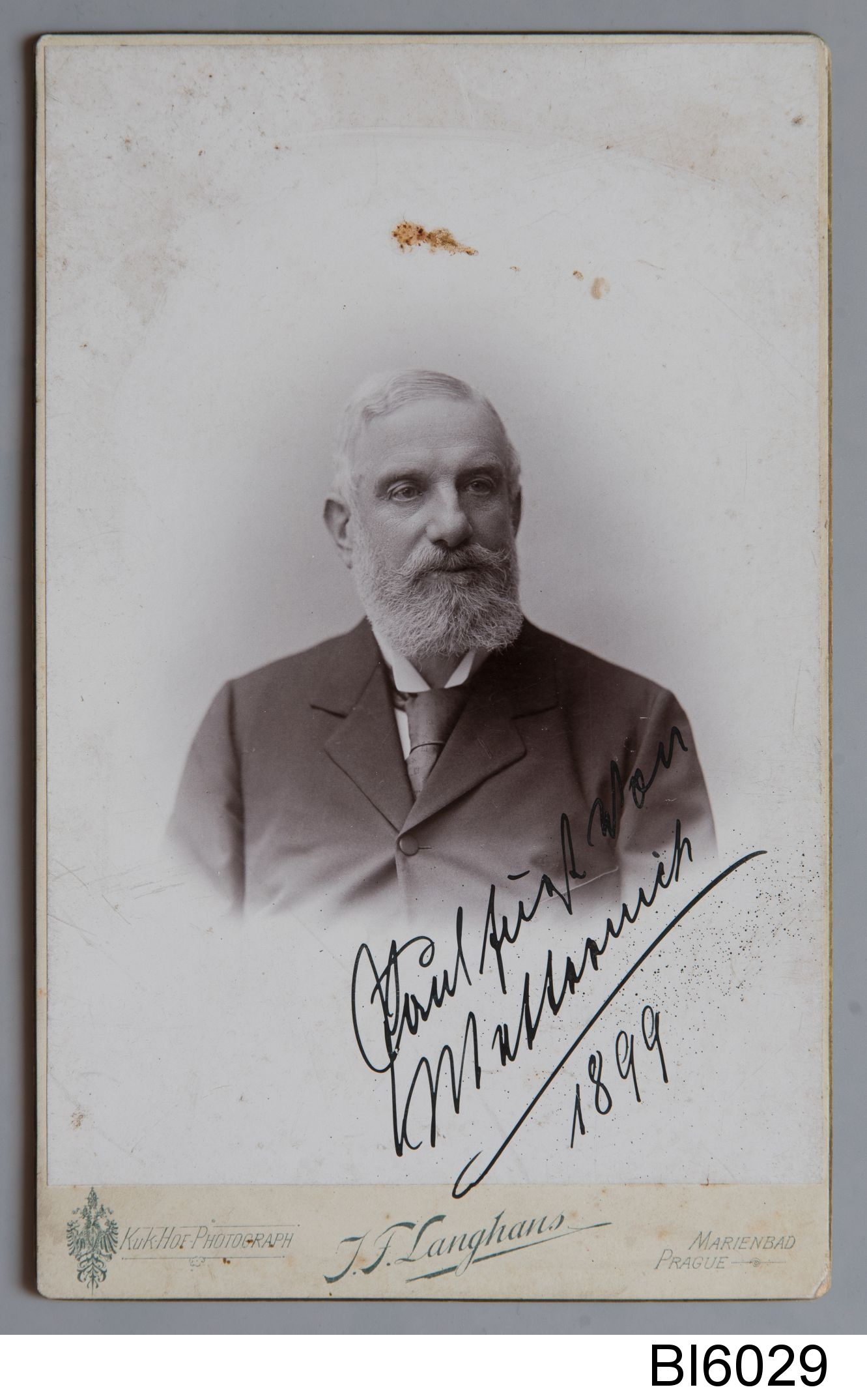 Náhledový obrázek Fotografie portrétní, Paul Clemens Lothar Metternich-Winneburg (1834-1906) - 1