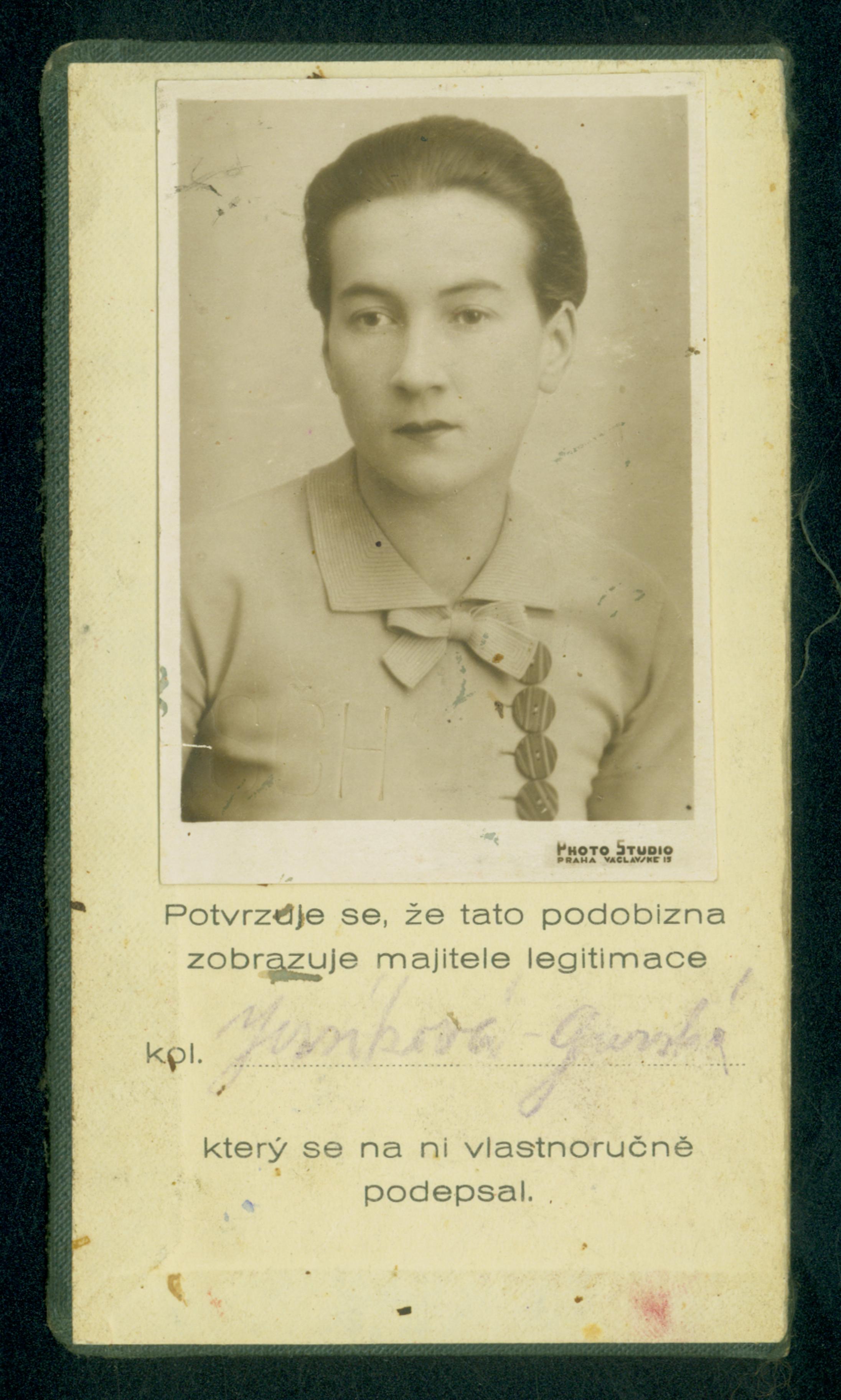 Náhledový obrázek Legitimace - Svaz čs. Herectva - 1