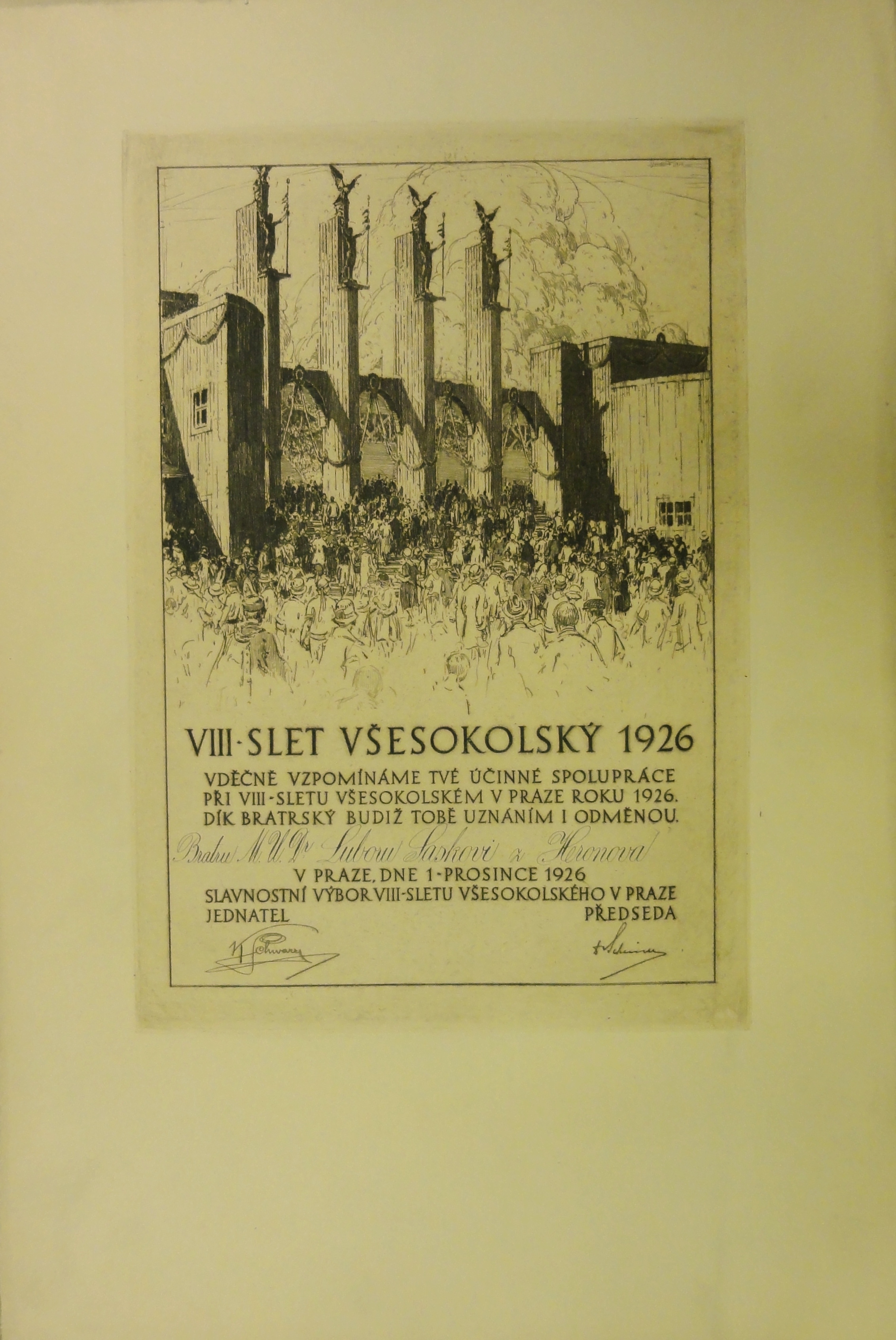 Náhledový obrázek Všesokolský slet 1926 - 1