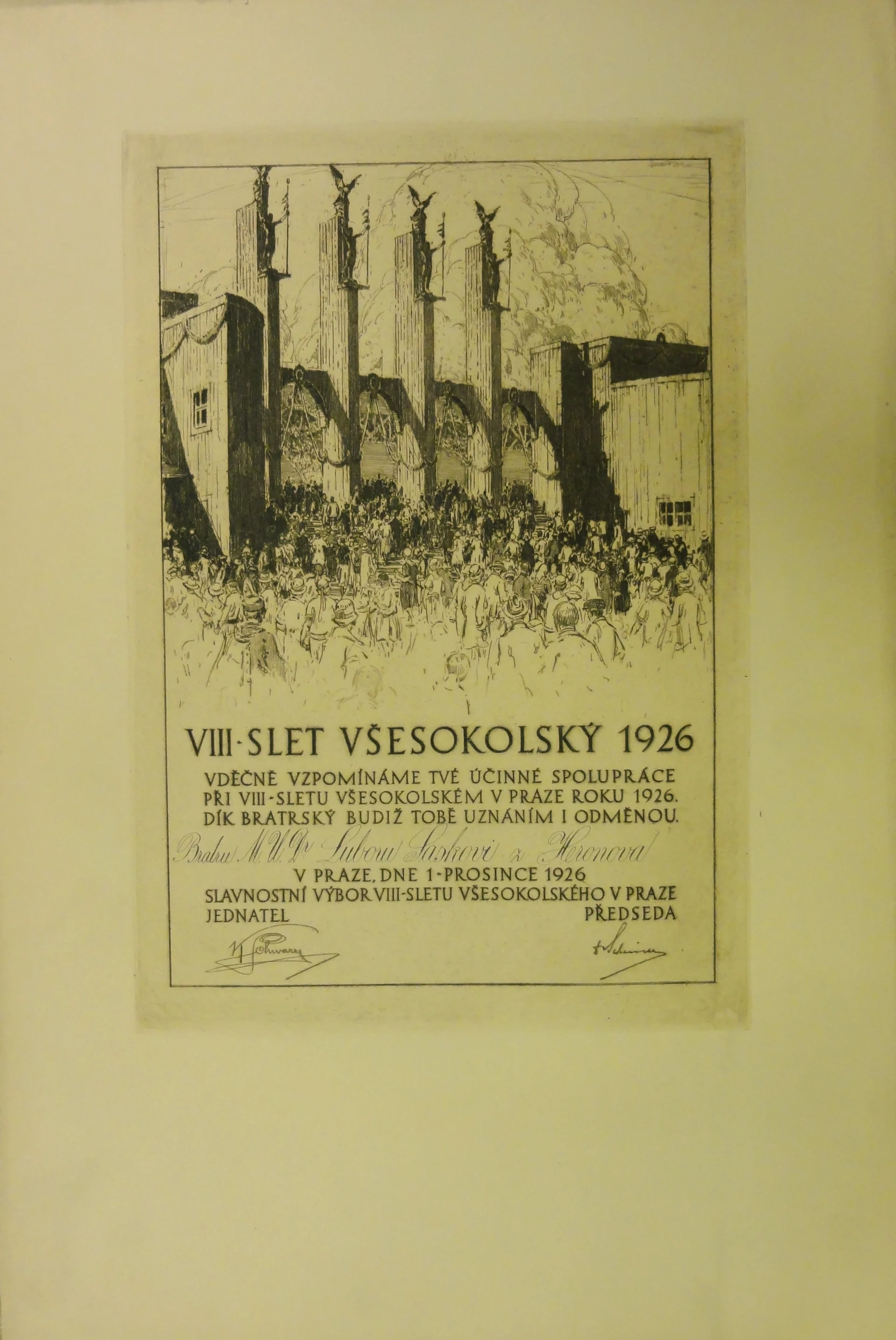 Náhledový obrázek předmětu Všesokolský slet 1926