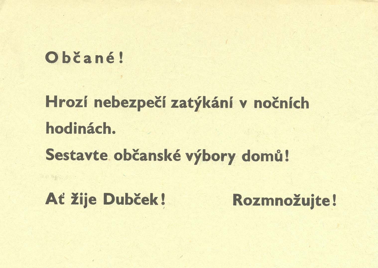 Náhledový obrázek Varování před zatýkáním - 1