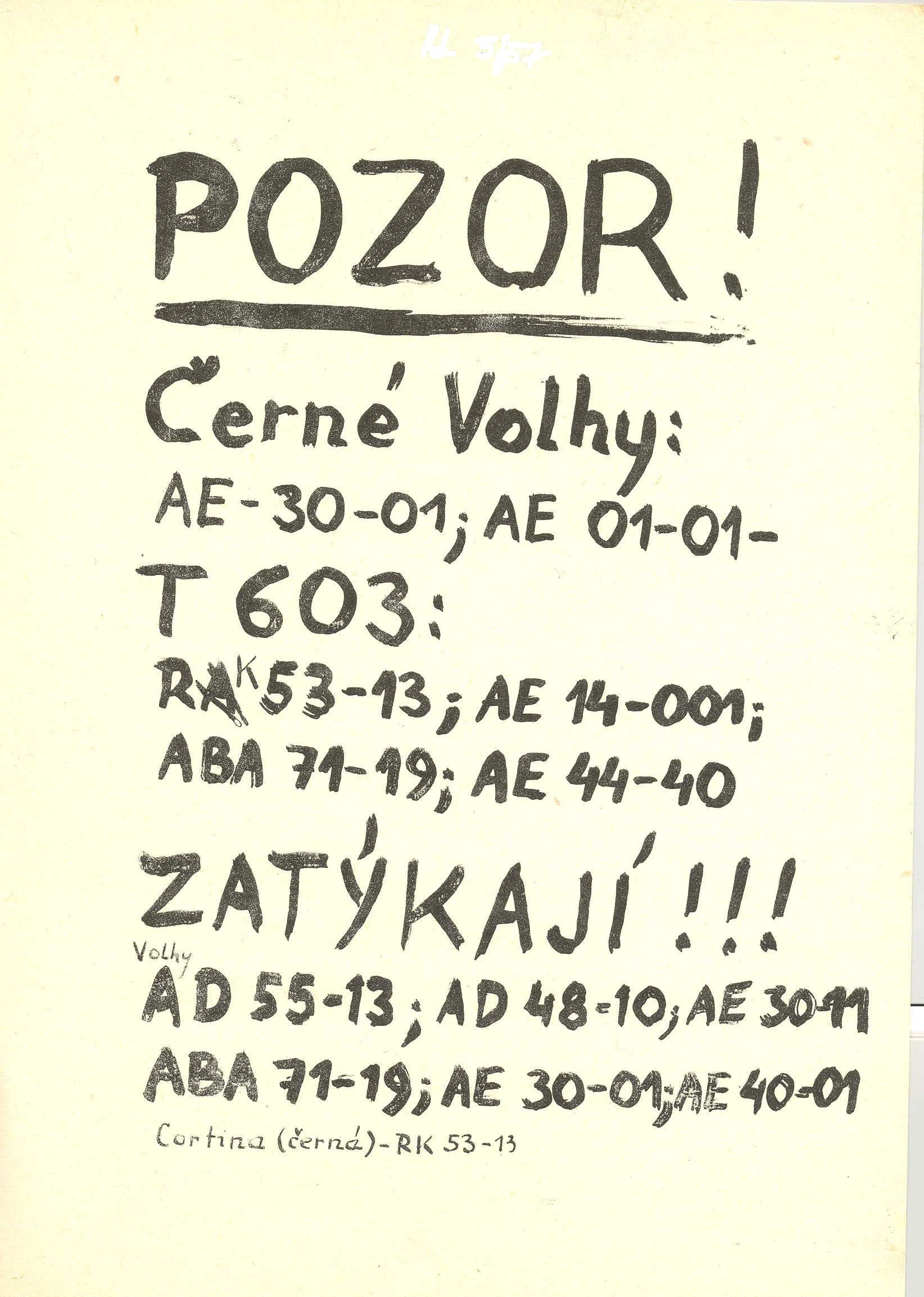 Náhledový obrázek předmětu Pozor!