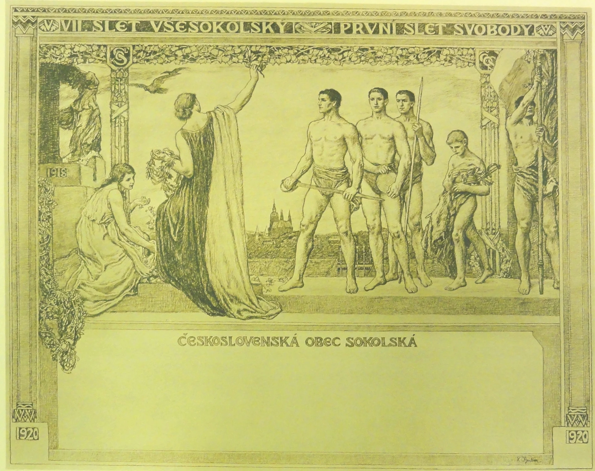 Náhledový obrázek předmětu Všesokolský slet 1920