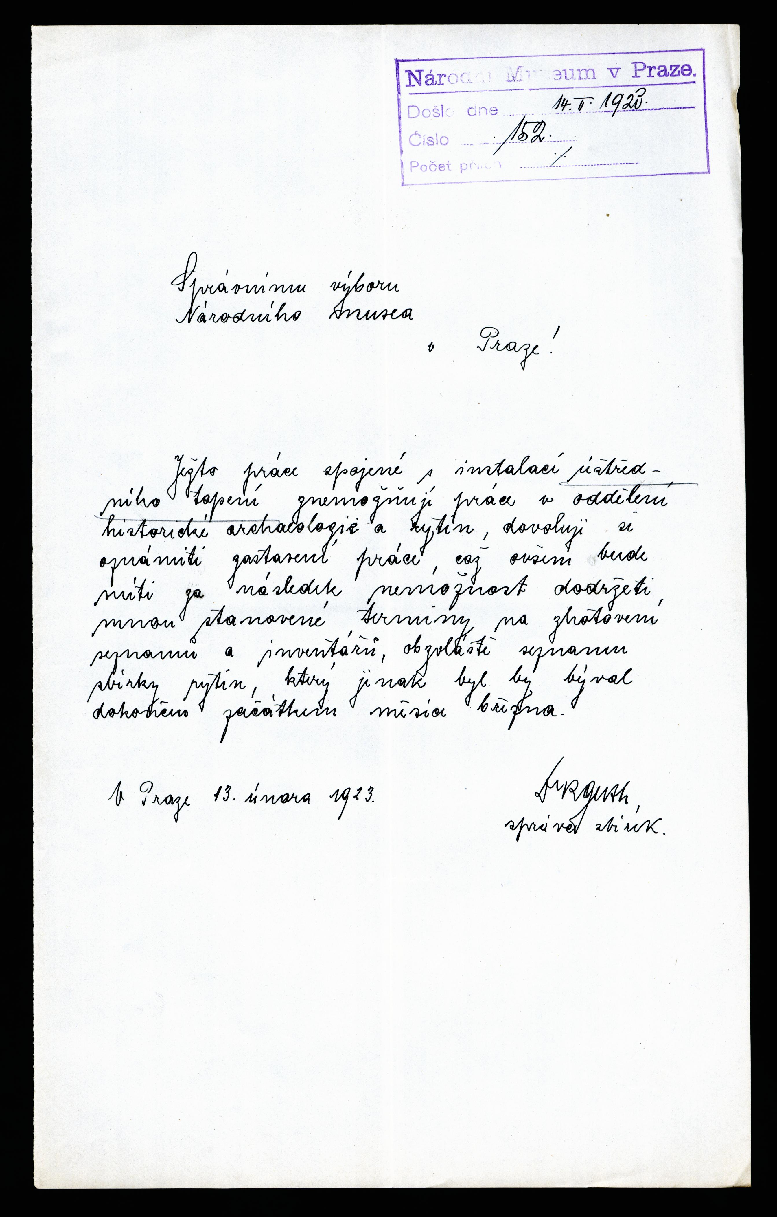 Náhledový obrázek Ústřední topení v budově Národního muzea - 1