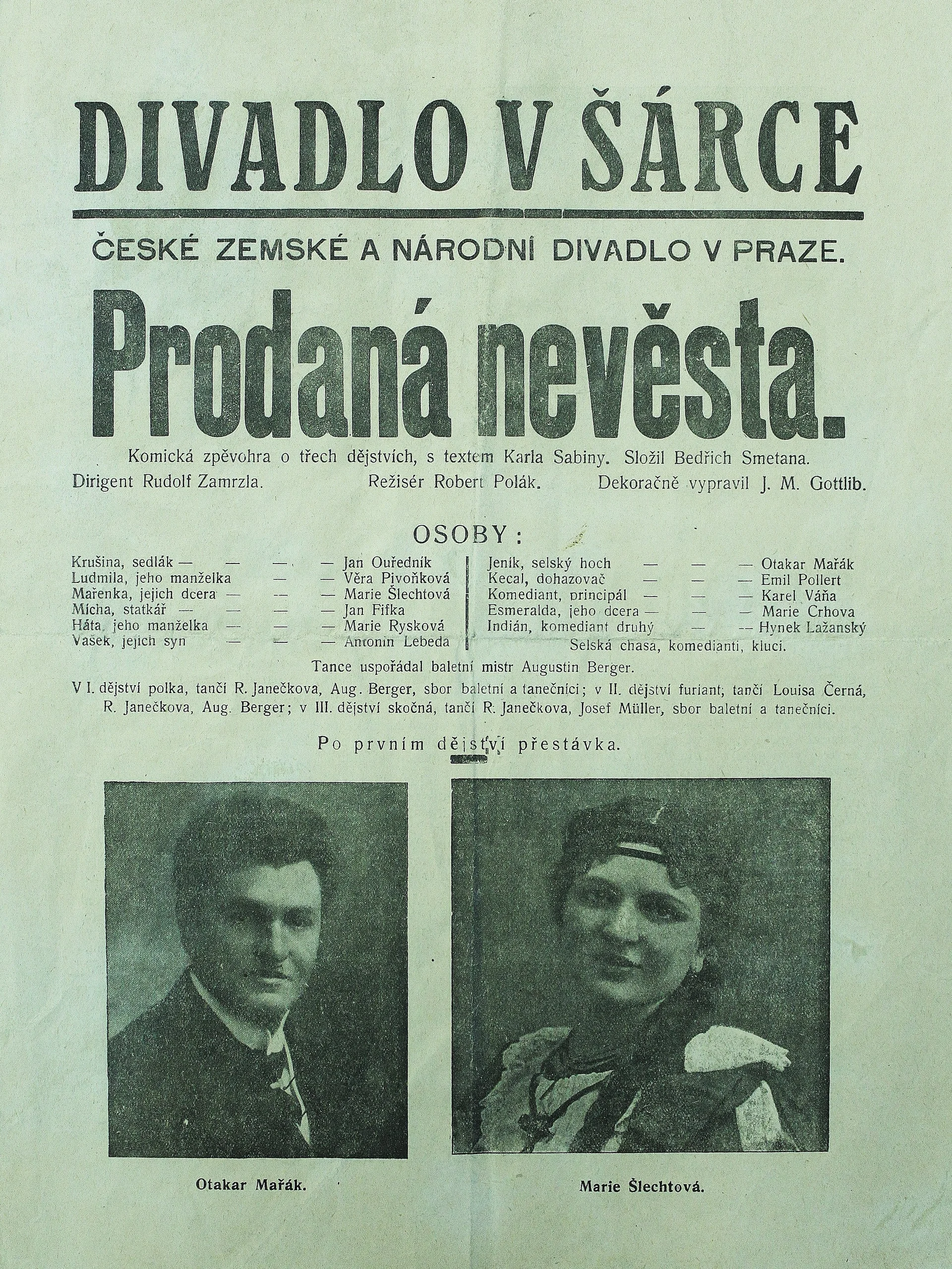 Náhledový obrázek předmětu Prodaná nevěsta