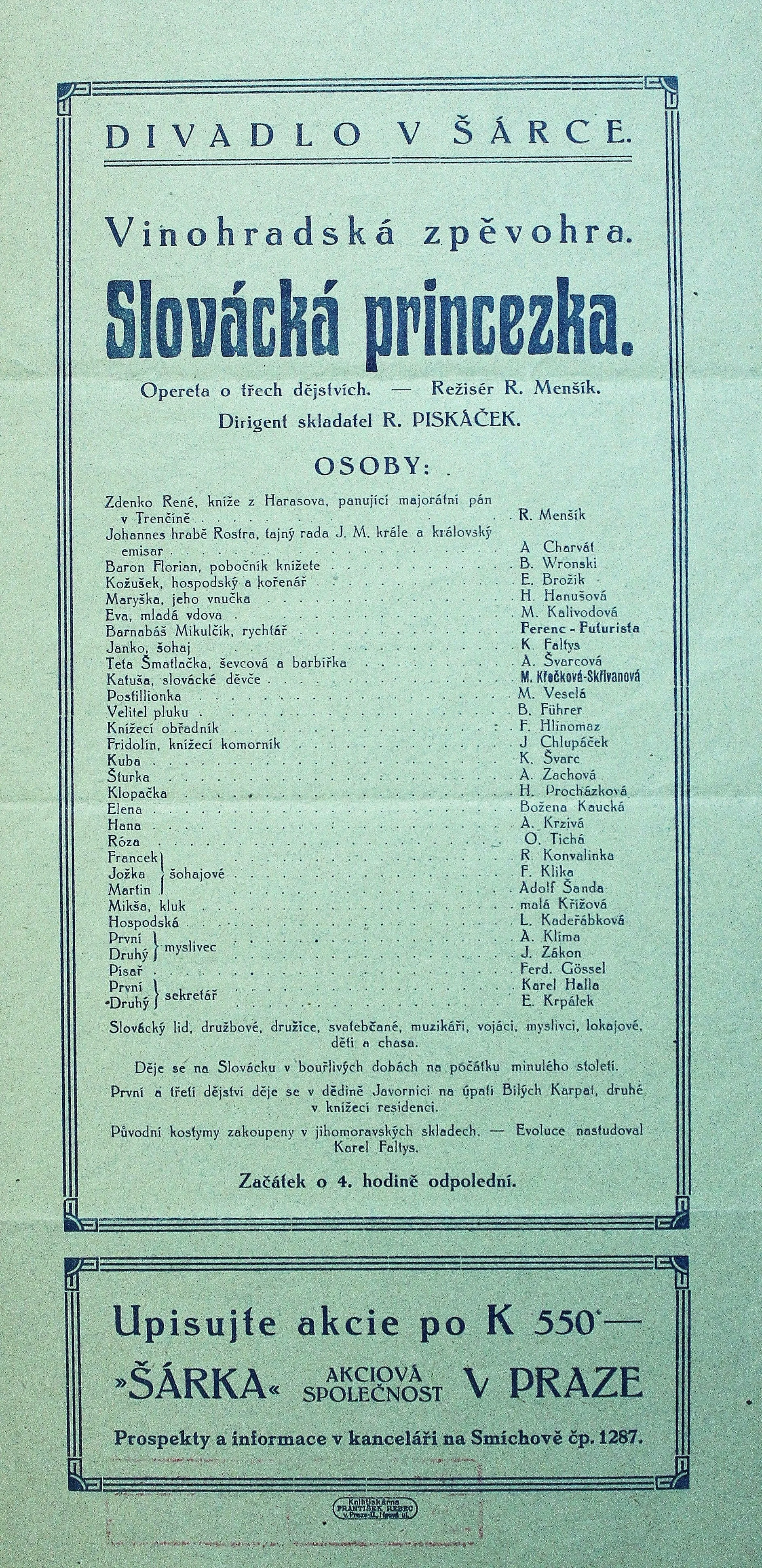 Náhledový obrázek předmětu Slovácká princezna