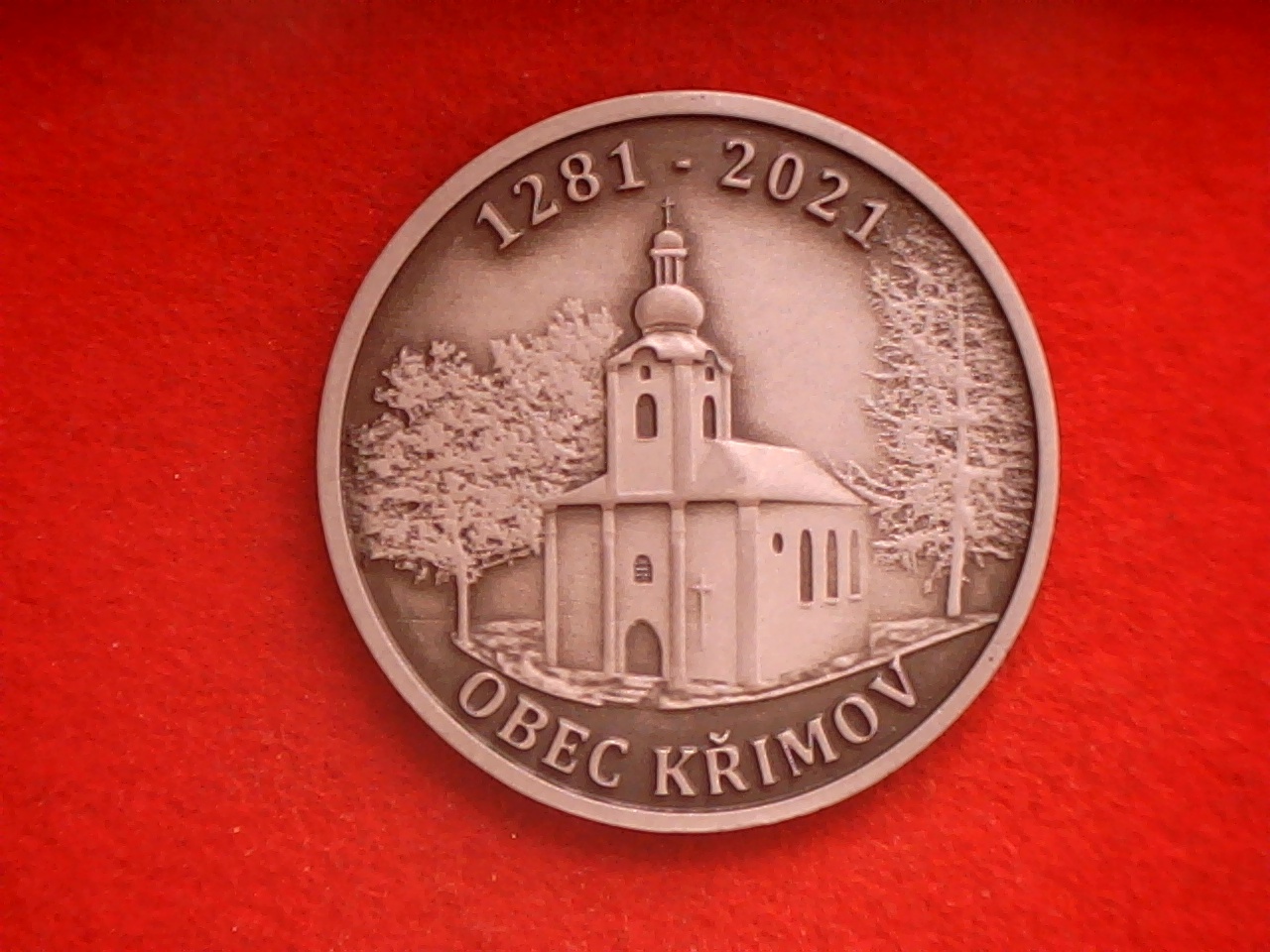 Náhledový obrázek Pamětní medaile obec Křimov - 1