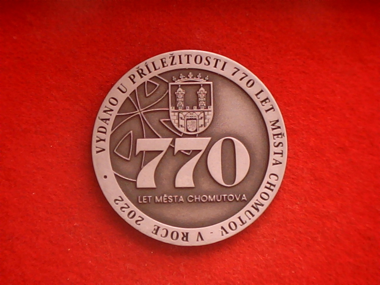 Náhledový obrázek Pamětní medaile Chomutov 770 let - 2