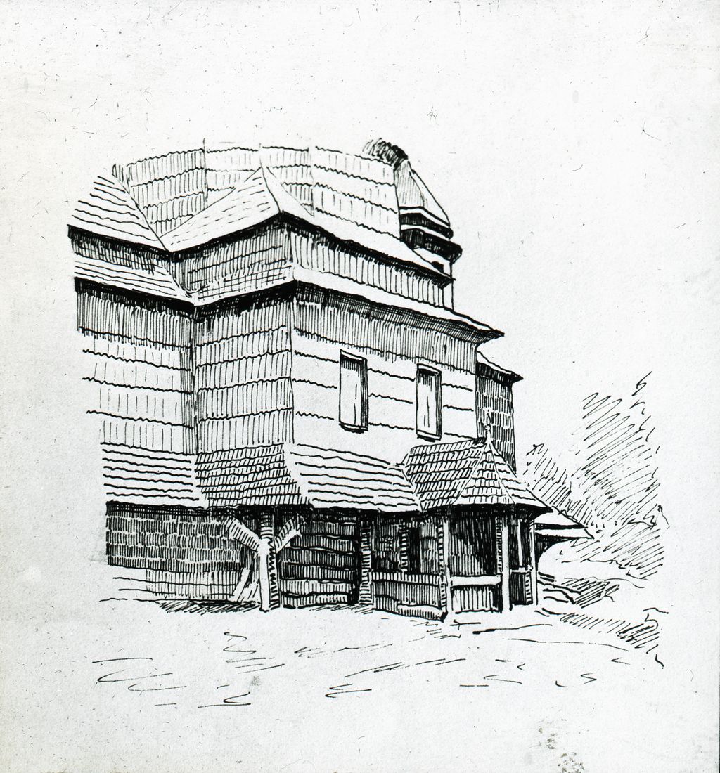 Náhledový obrázek Z cerkvy u Korjatyně nad Čeremošem (Bukovina) - 1