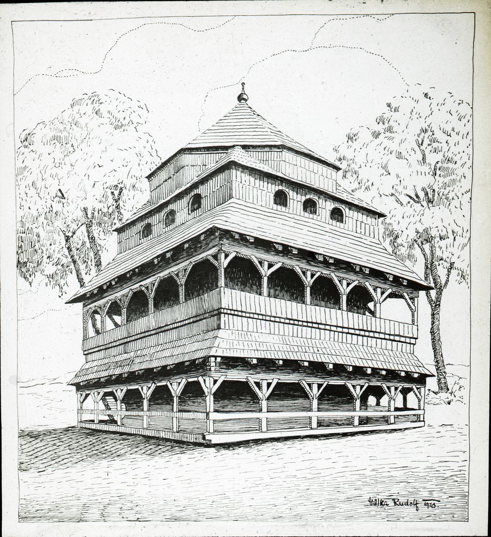Náhledový obrázek Zvonice v Jasenyci (Turka) z r. 1760 - 1