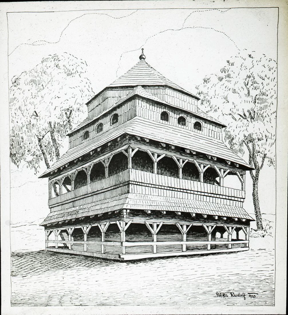 Náhledový obrázek předmětu Zvonice v Jasenyci (Turka) z r. 1760