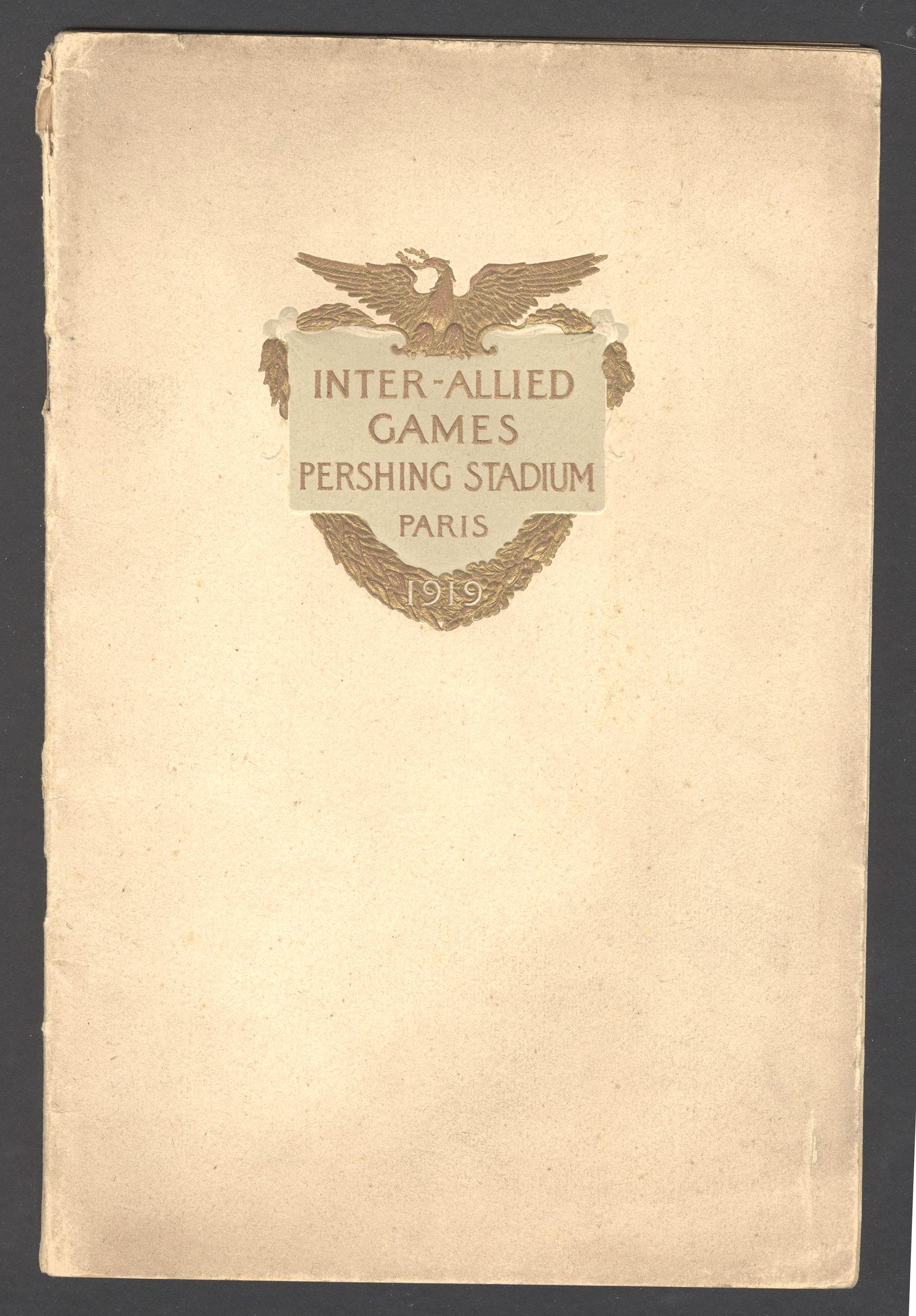 Náhledový obrázek Inter-Allied Games. Paris 1919 - 1