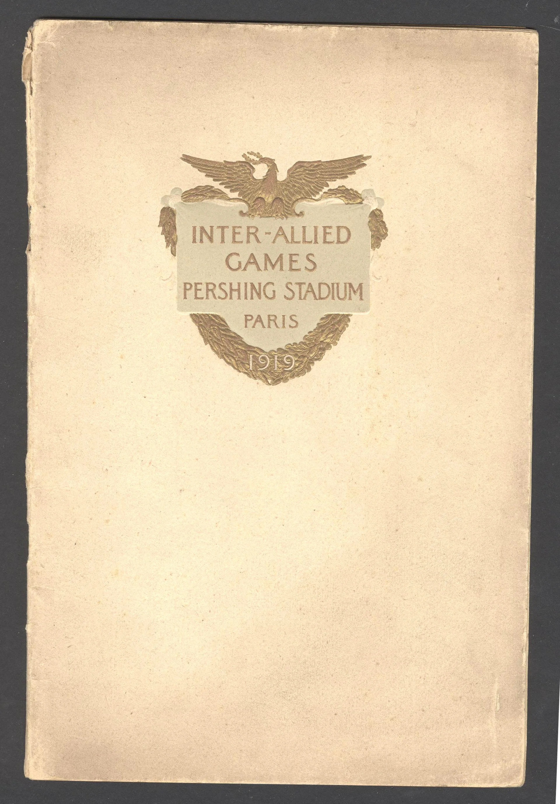 Náhledový obrázek předmětu Inter-Allied Games. Paris 1919