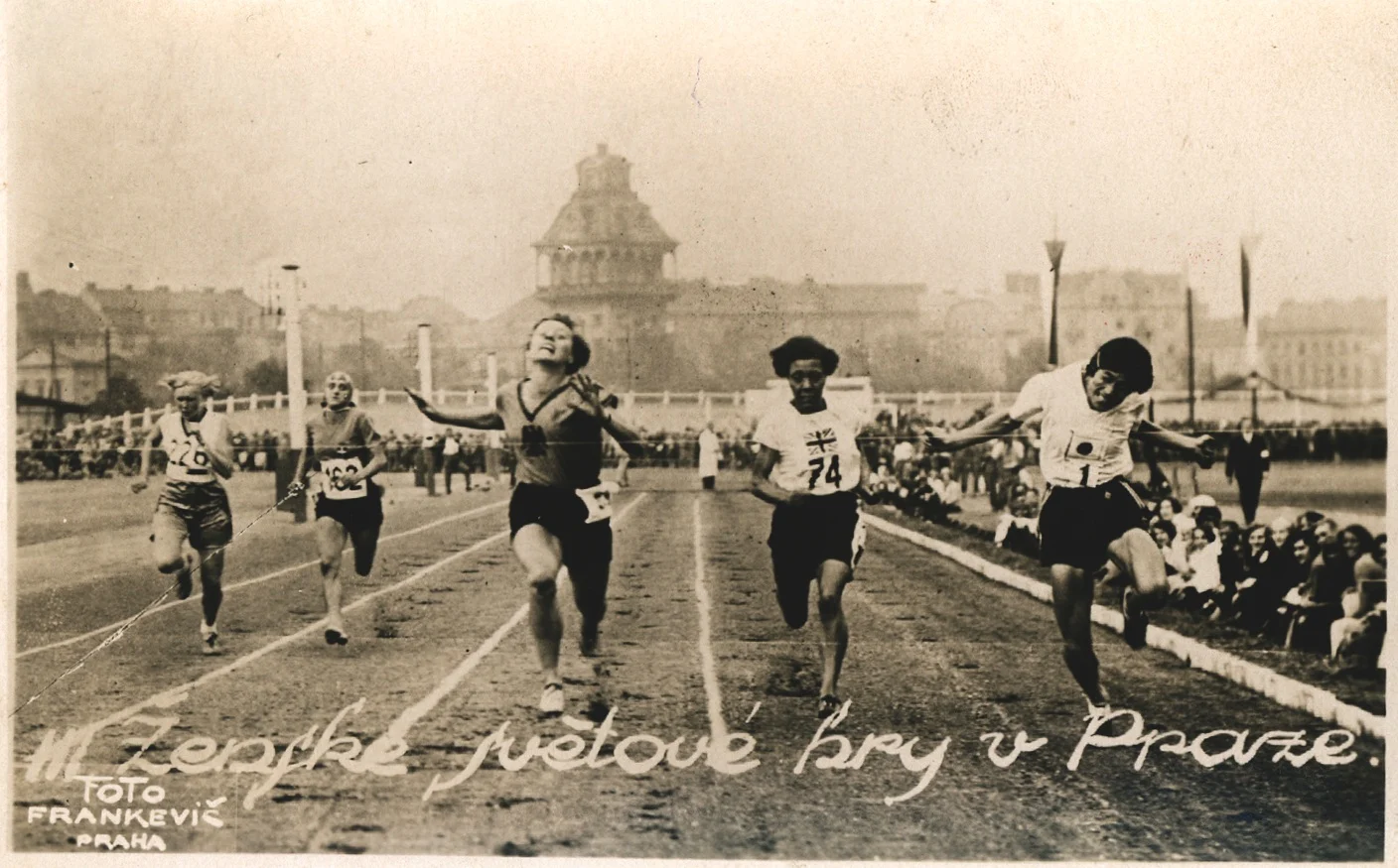 Náhledový obrázek předmětu Ženské světové hry. Lehkoatletické soutěže. Praha 1930