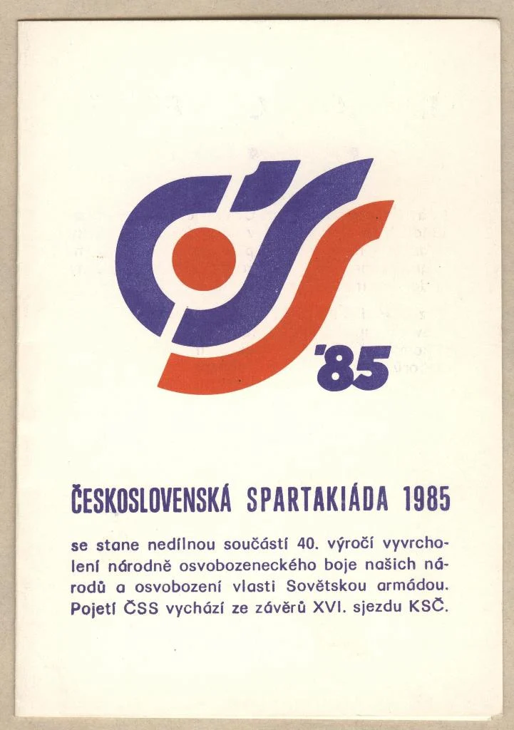 Náhledový obrázek předmětu Propagační leták ČSS 1985