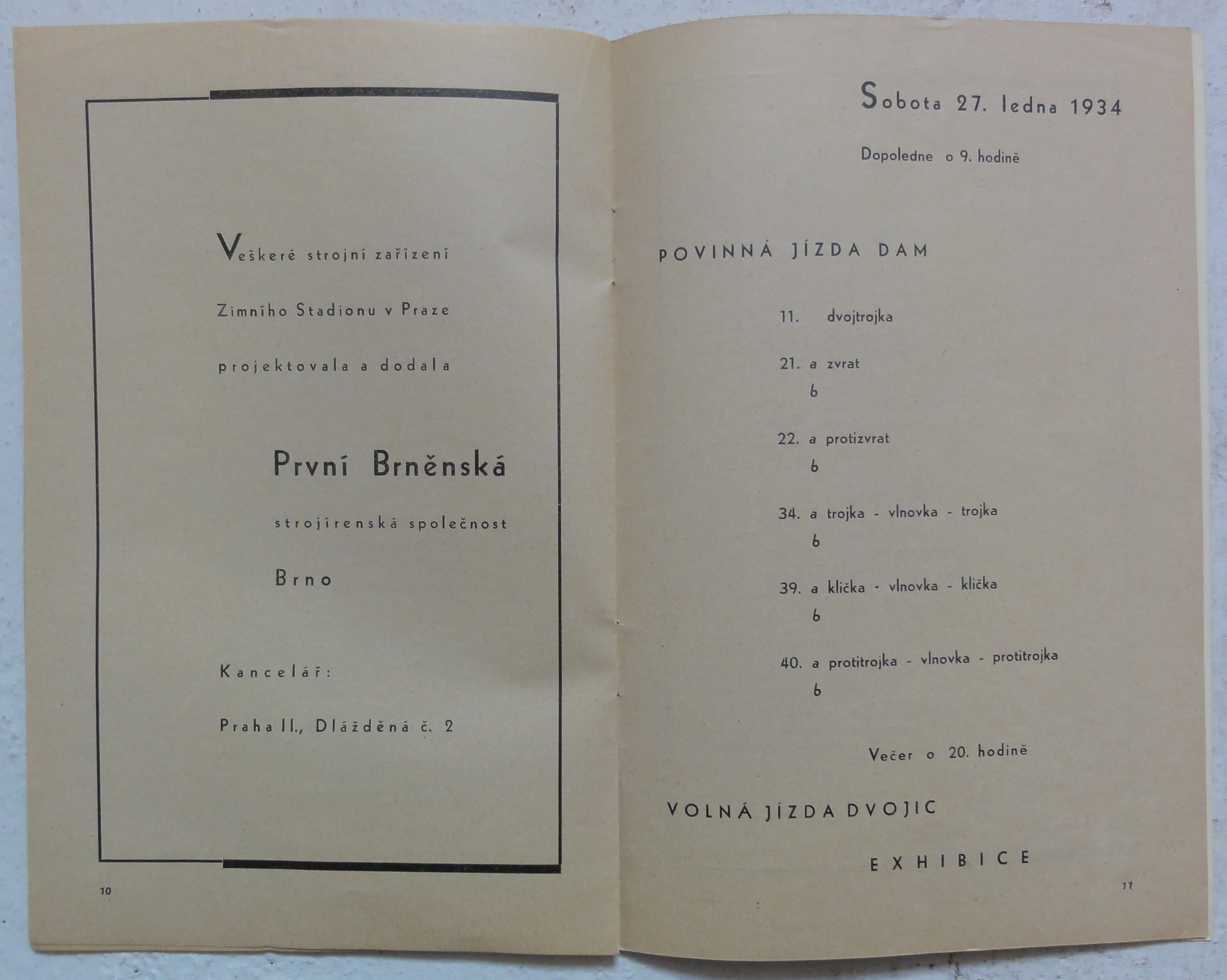 Náhledový obrázek Mistrovství Evropy v krasobruslení dam a dvojic. Praha 1934 - 7