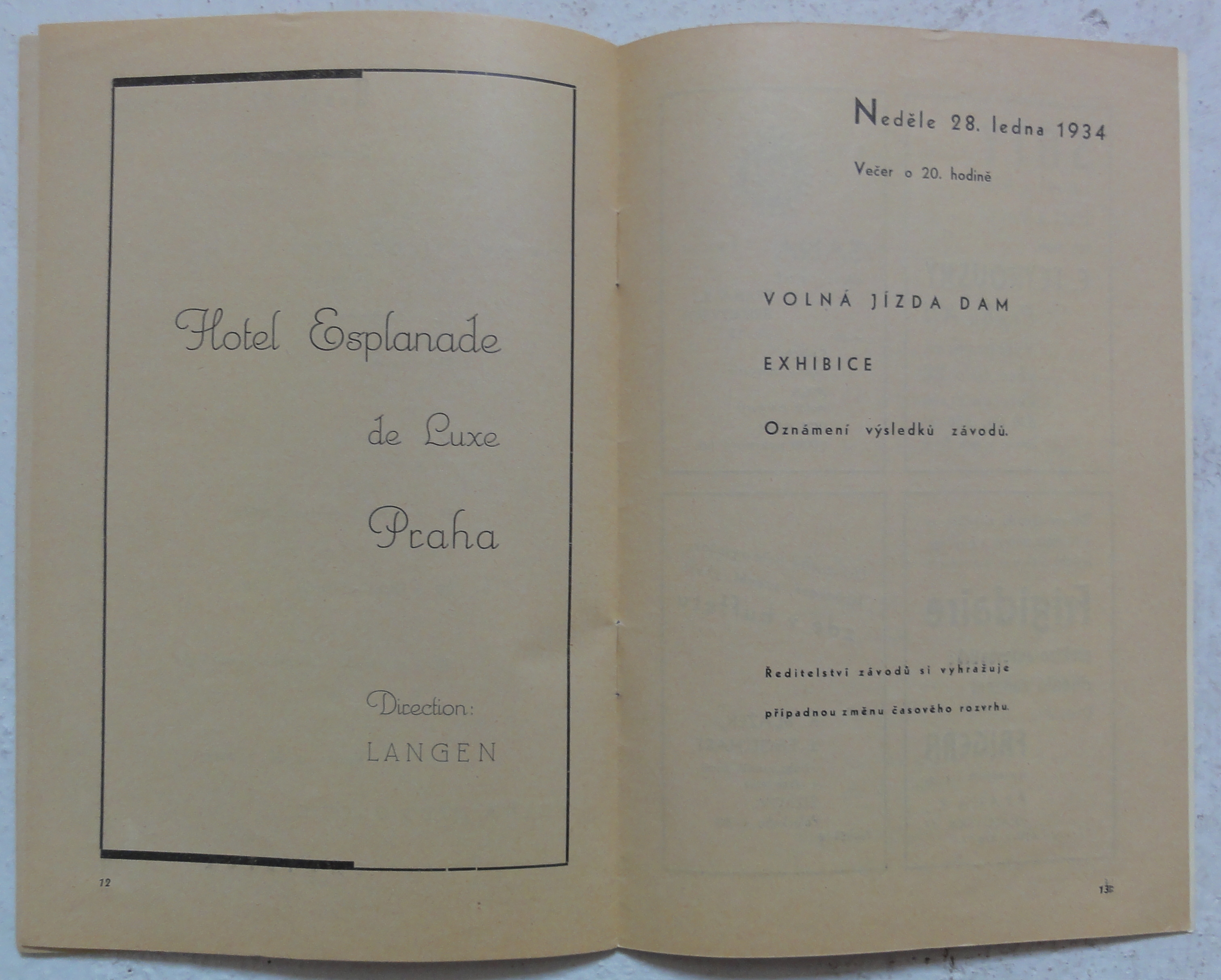 Náhledový obrázek Mistrovství Evropy v krasobruslení dam a dvojic. Praha 1934 - 8