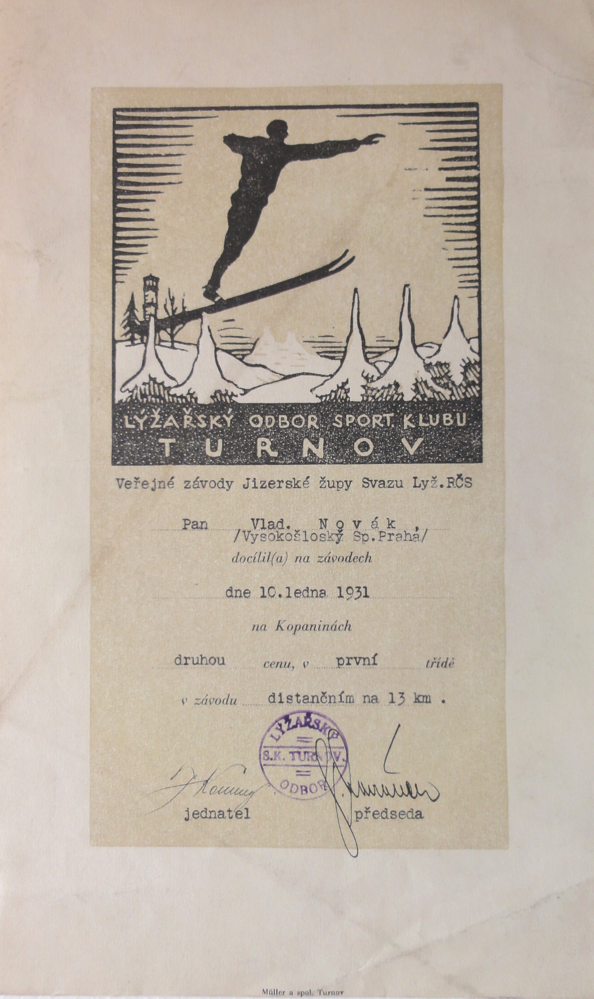 Náhledový obrázek Lyžařský odbor SK Turnov - 1