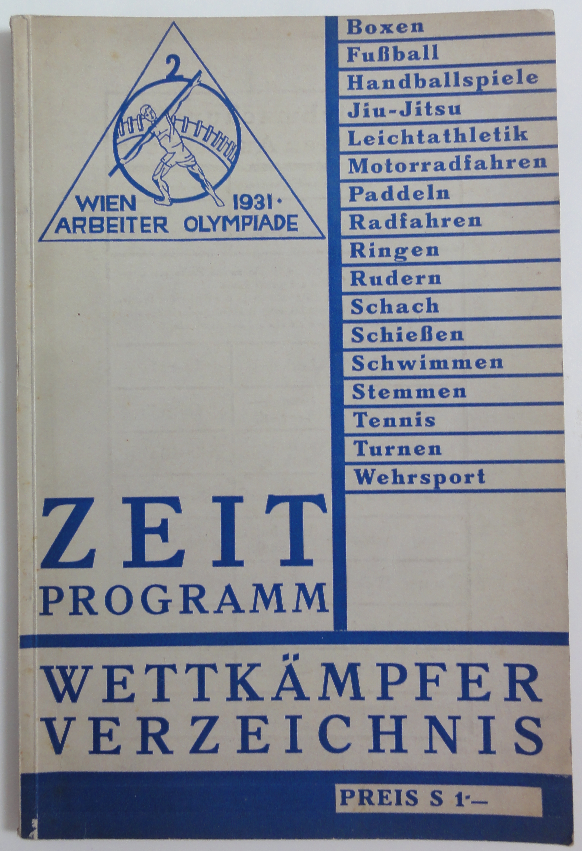 Náhledový obrázek Arbeiter Olympiade. Wien 1931 - 1