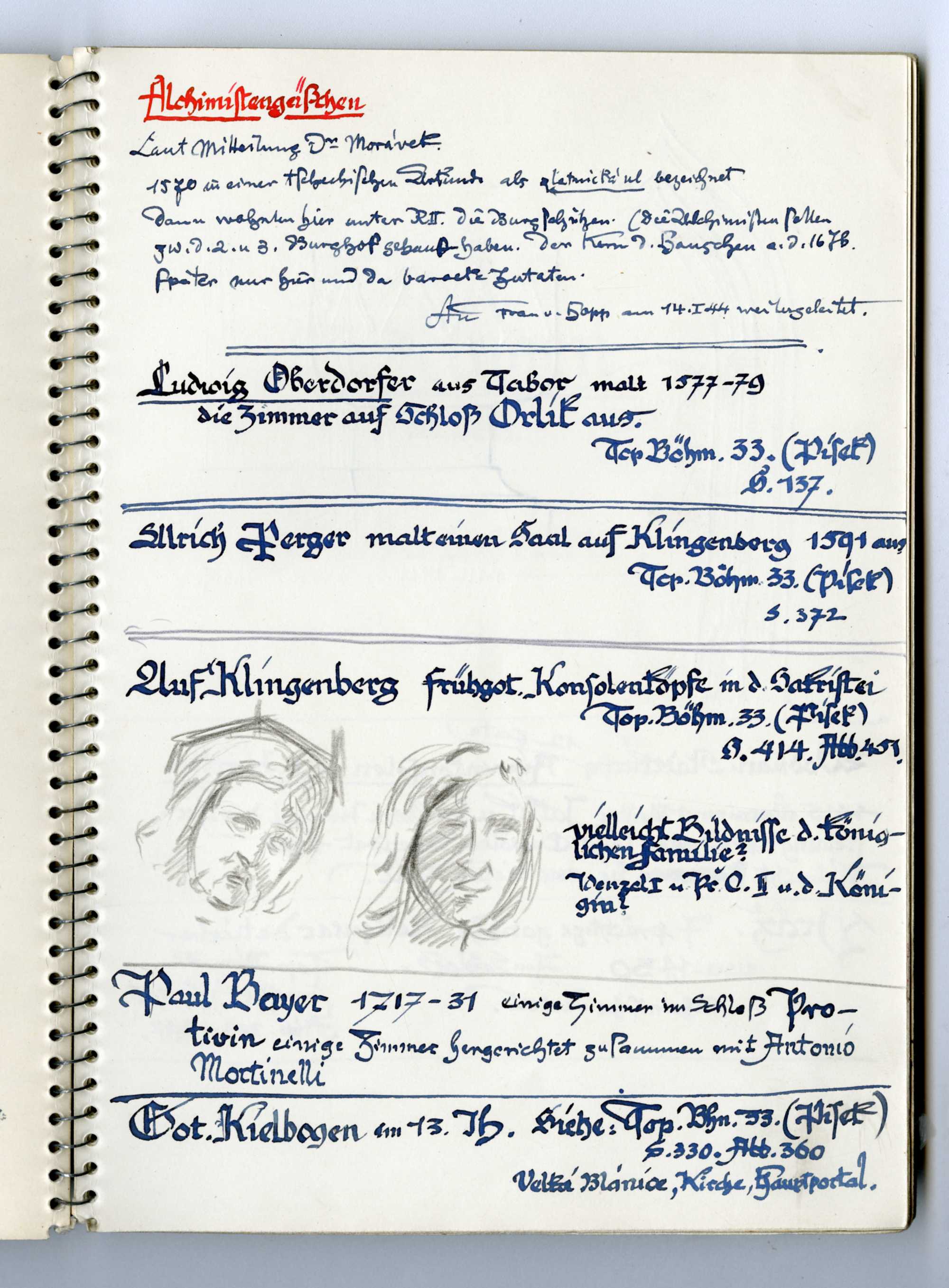Náhledový obrázek J. Opitz - osobní zápisník - 13