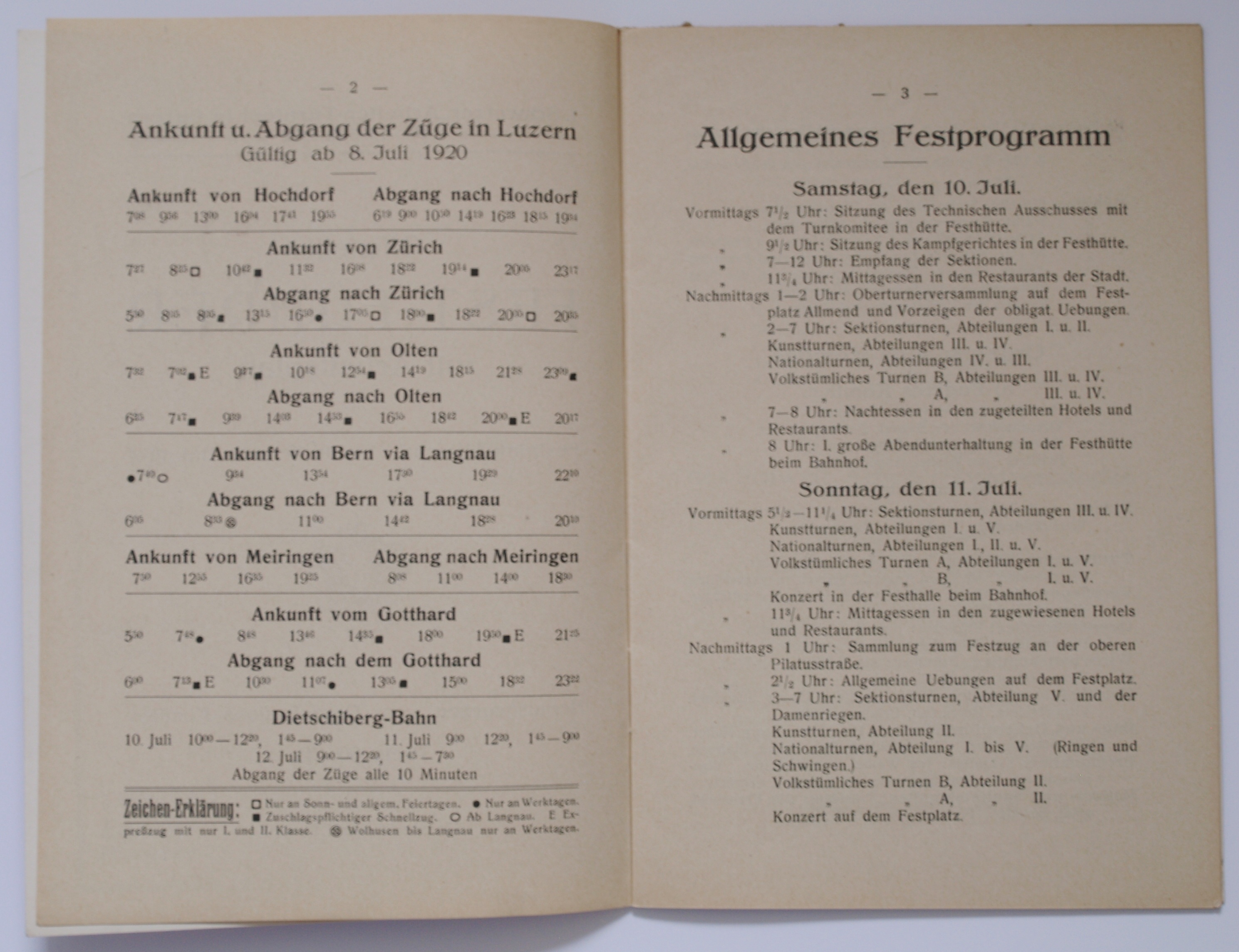 Náhledový obrázek Schweiz. Arbeiter Turnfest. Luzern 1920 - 3