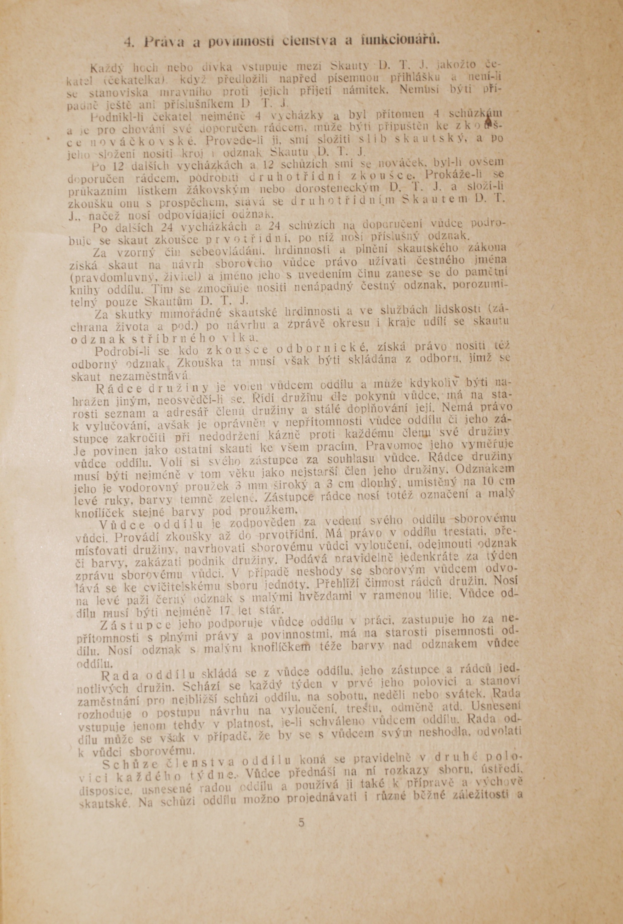 Náhledový obrázek Skautský řád DTJ - 4